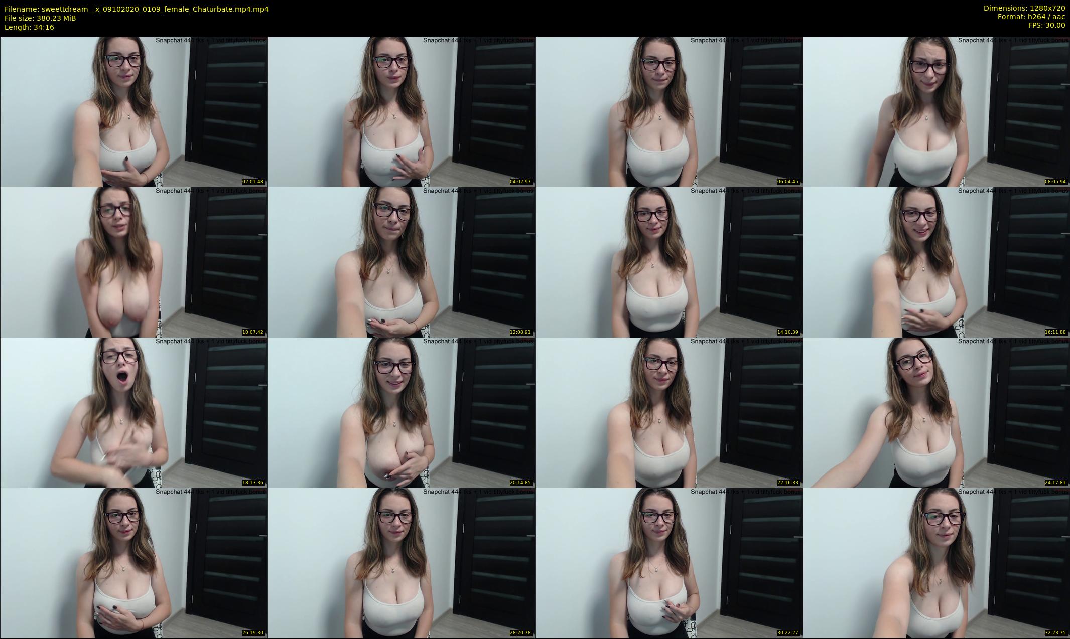sweettdream__x — 35 minute Chaturbate female cam show recording, 720p, Oct 9, 2020