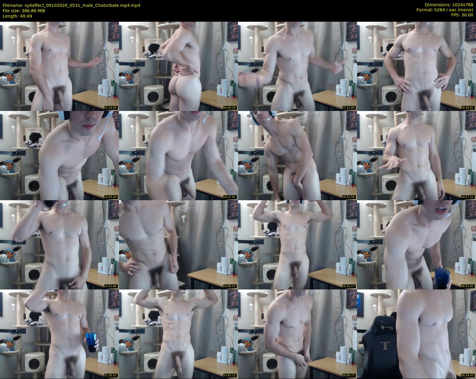 sydaffect — 41 minute Chaturbate male cam show recording, 720p, Oct 9, 2020