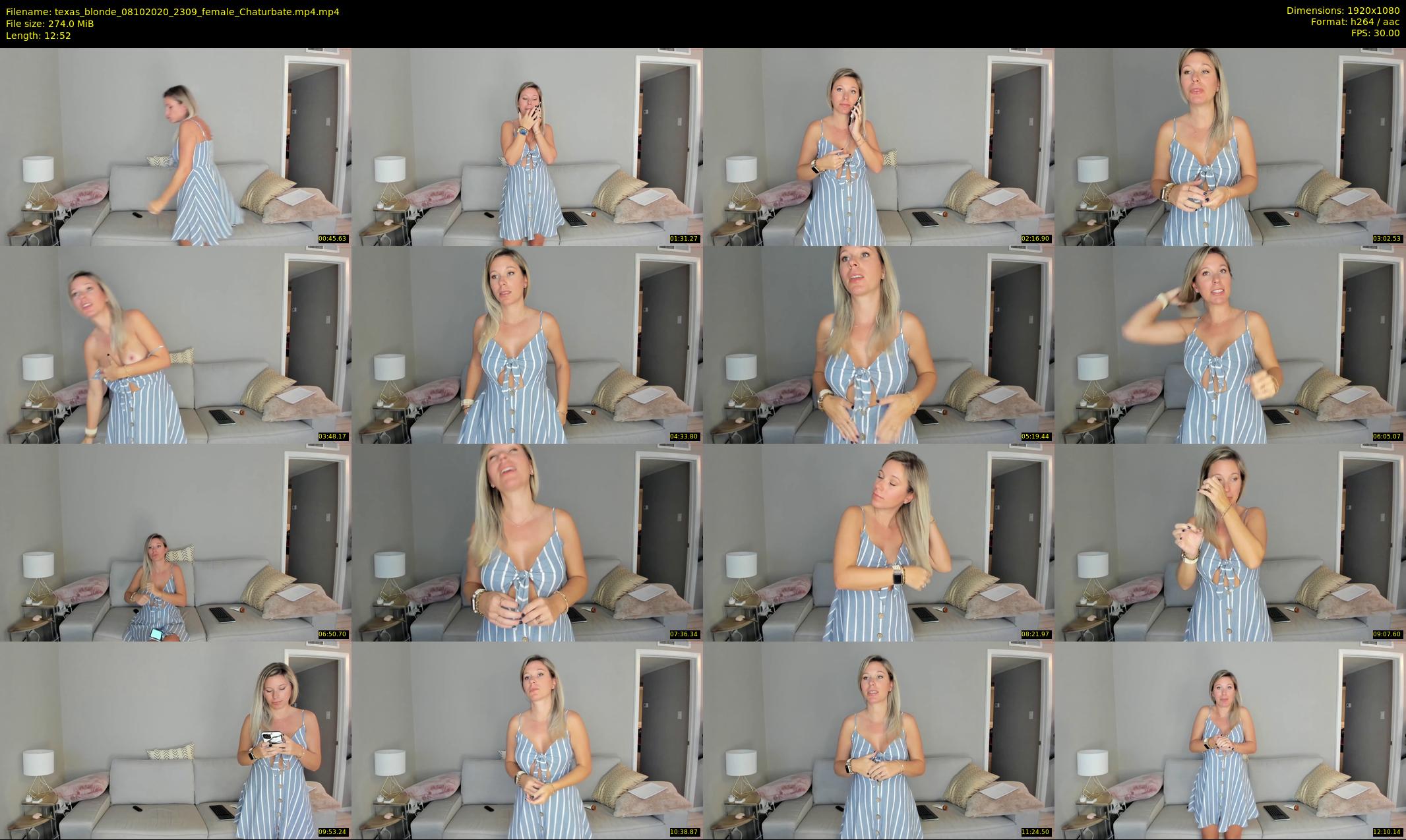 texas_blonde — 13 minute Chaturbate female cam show recording, 1080p, Oct 8, 2020