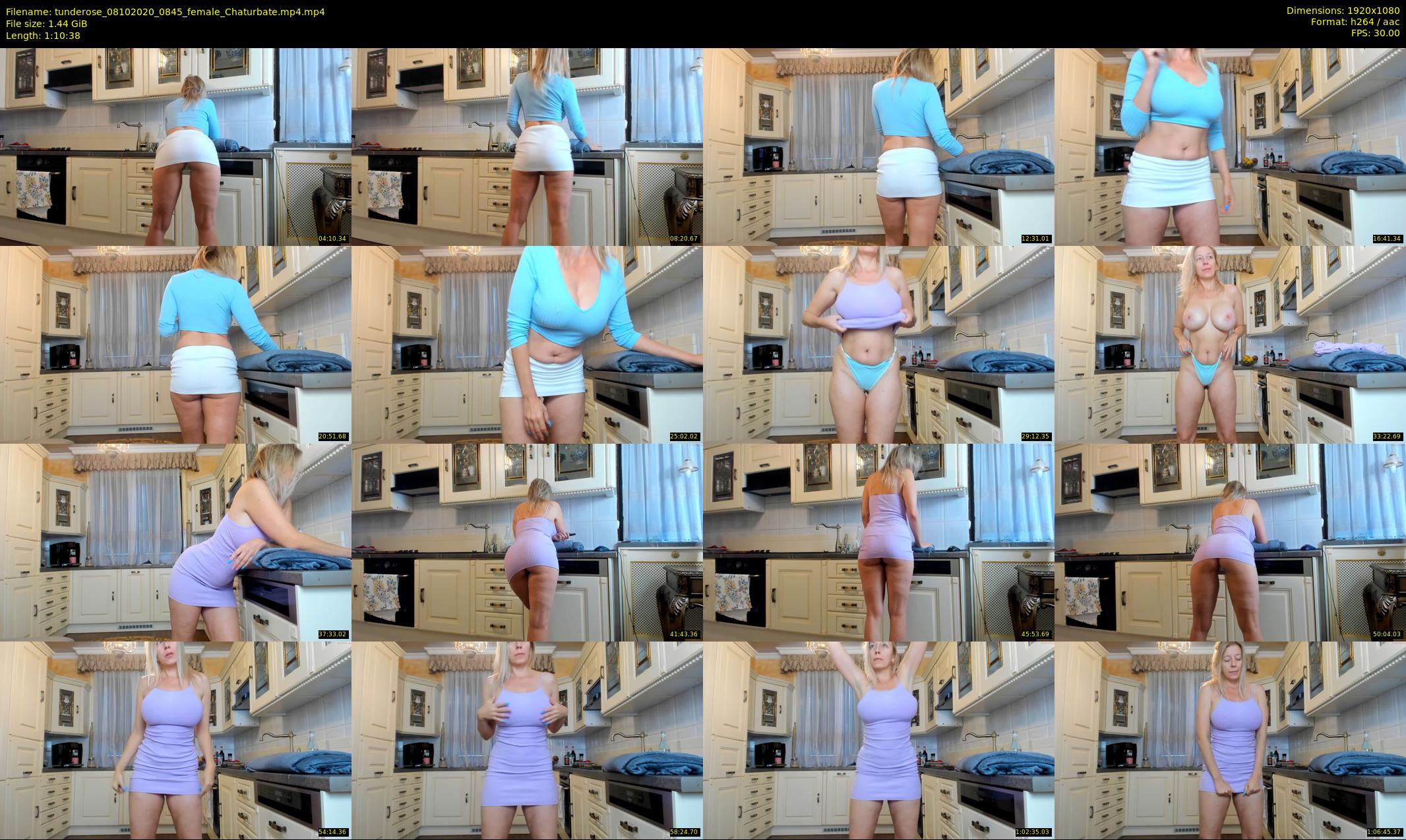 tunderose — 71 minute Chaturbate female cam show recording, 1080p, Oct 8, 2020