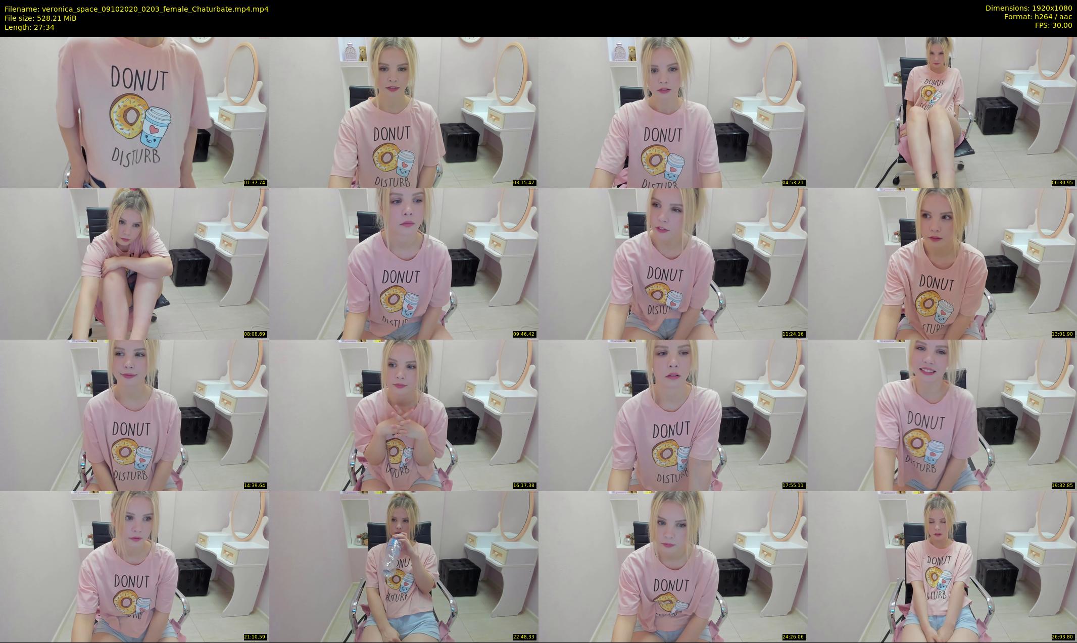 veronica_space — 28 minute Chaturbate female cam show recording, 1080p, Oct 9, 2020