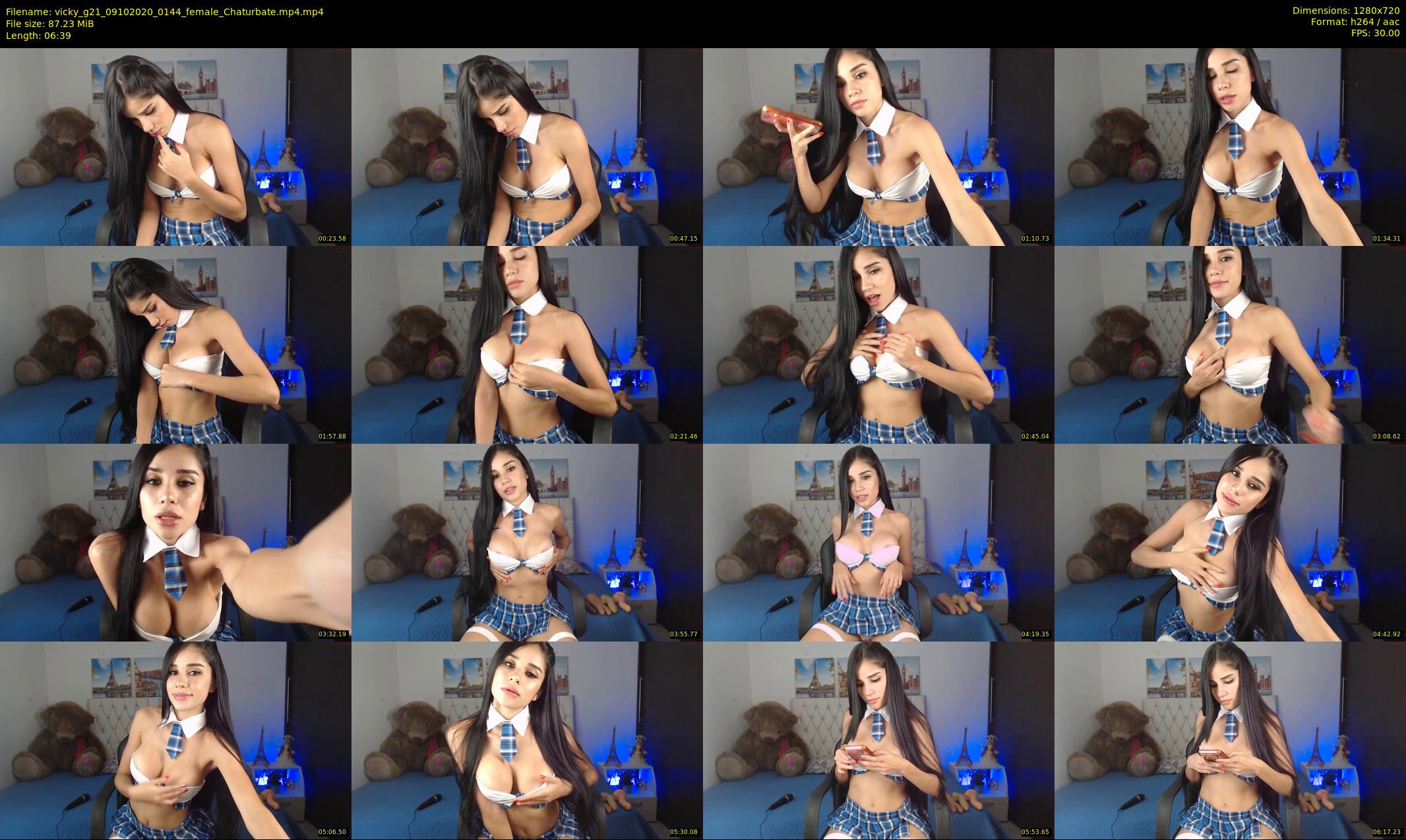 vicky_g21 — 7 minute Chaturbate female cam show recording, 720p, Oct 9, 2020