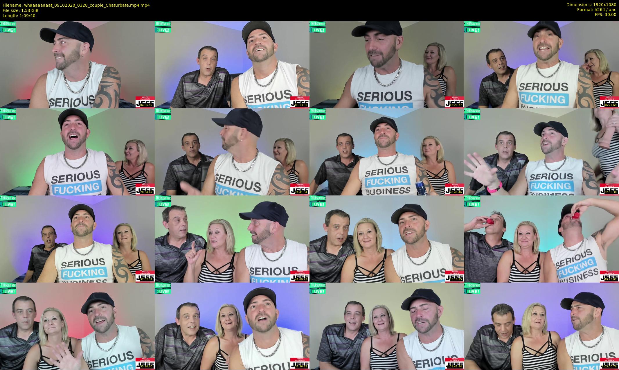 whaaaaaaaat — 70 minute Chaturbate couple cam show recording, 1080p, Oct 9, 2020