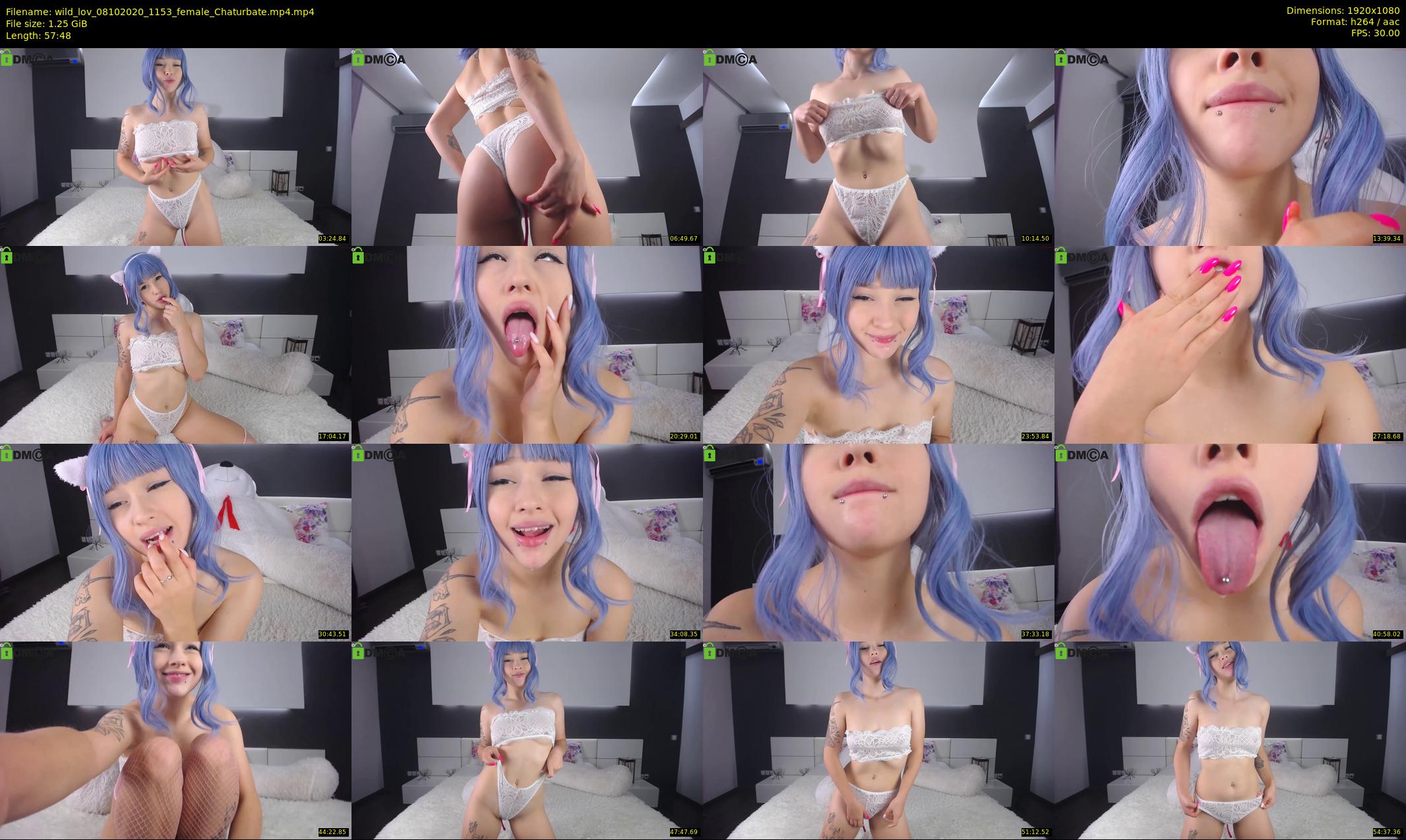 wild_lov — 58 minute Chaturbate female cam show recording, 1080p, Oct 8, 2020