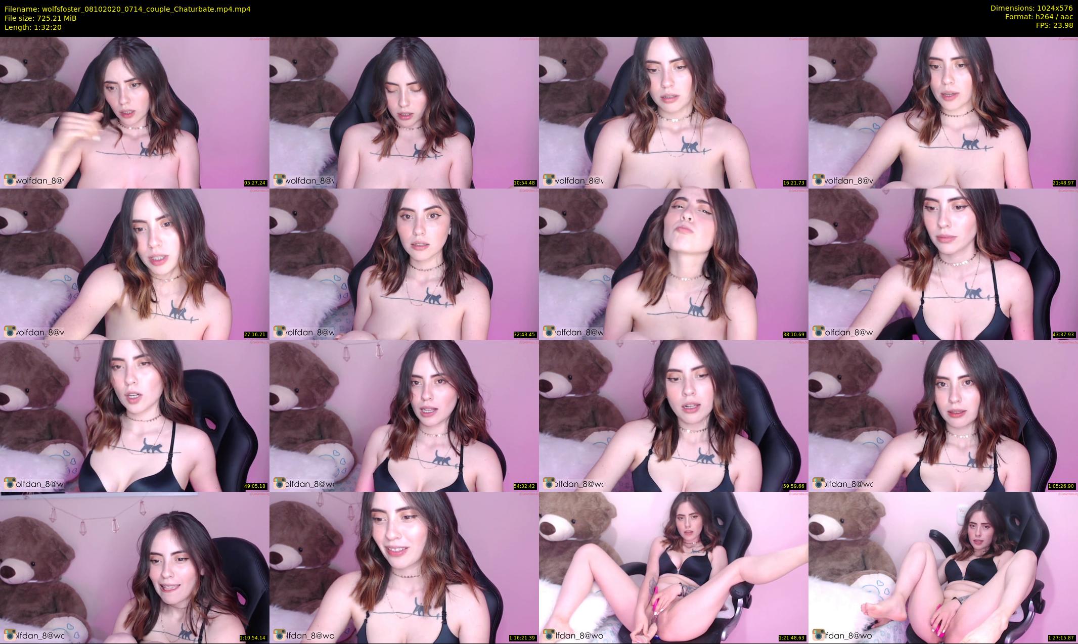 wolfsfoster — 93 minute Chaturbate couple cam show recording, 480p, Oct 8, 2020