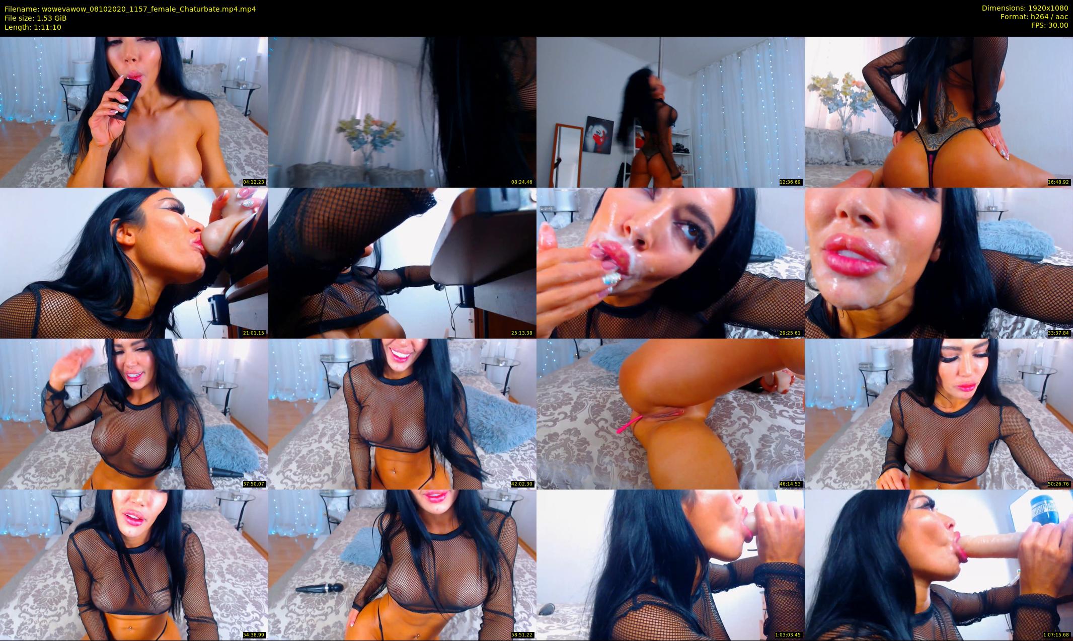 wowevawow — 72 minute Chaturbate female cam show recording, 1080p, Oct 8, 2020