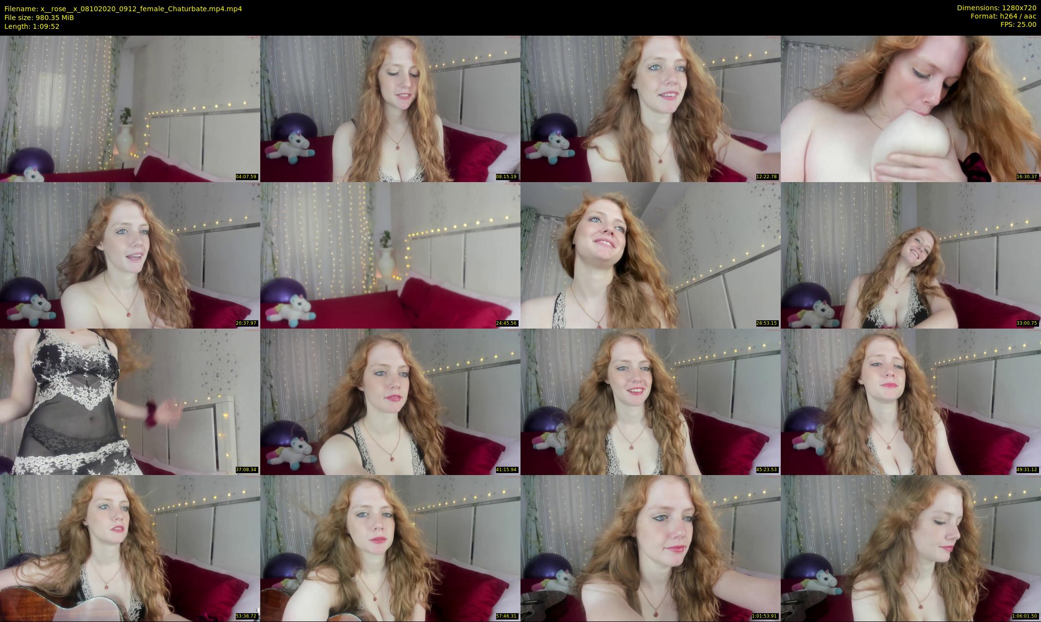 x__rose__x — 70 minute Chaturbate female cam show recording, 720p, Oct 8, 2020