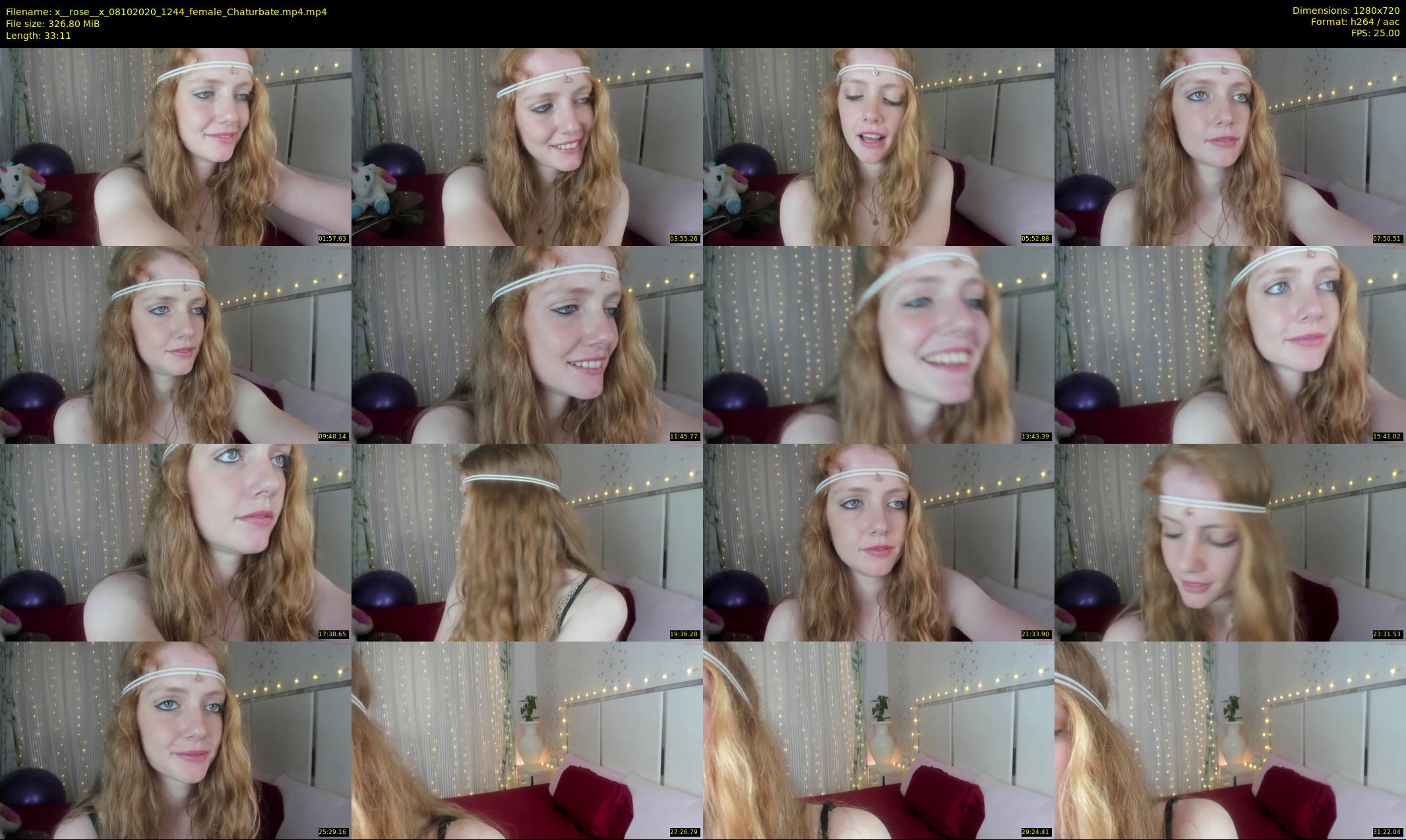 x__rose__x — 34 minute Chaturbate female cam show recording, 720p, Oct 8, 2020
