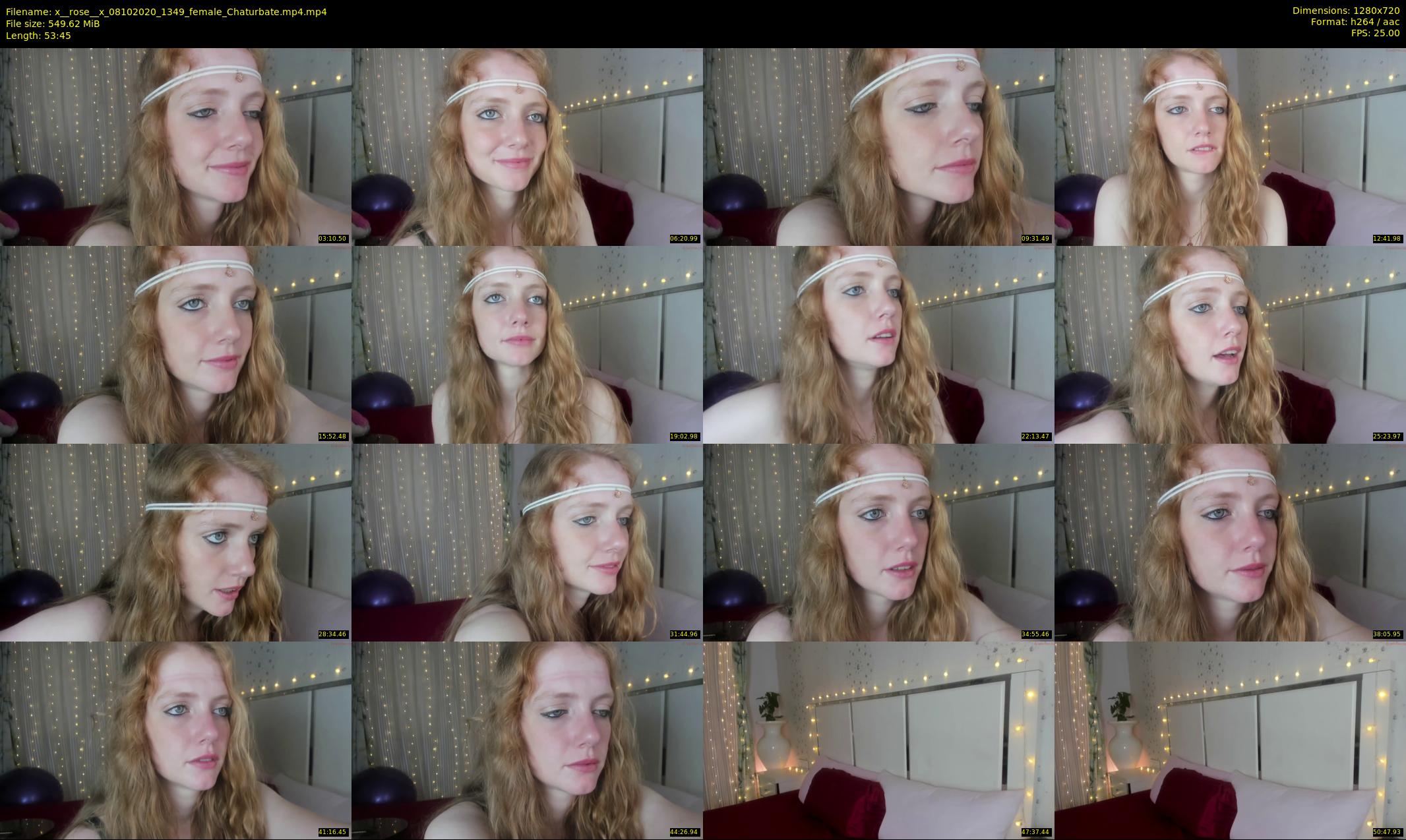 x__rose__x — 54 minute Chaturbate female cam show recording, 720p, Oct 8, 2020