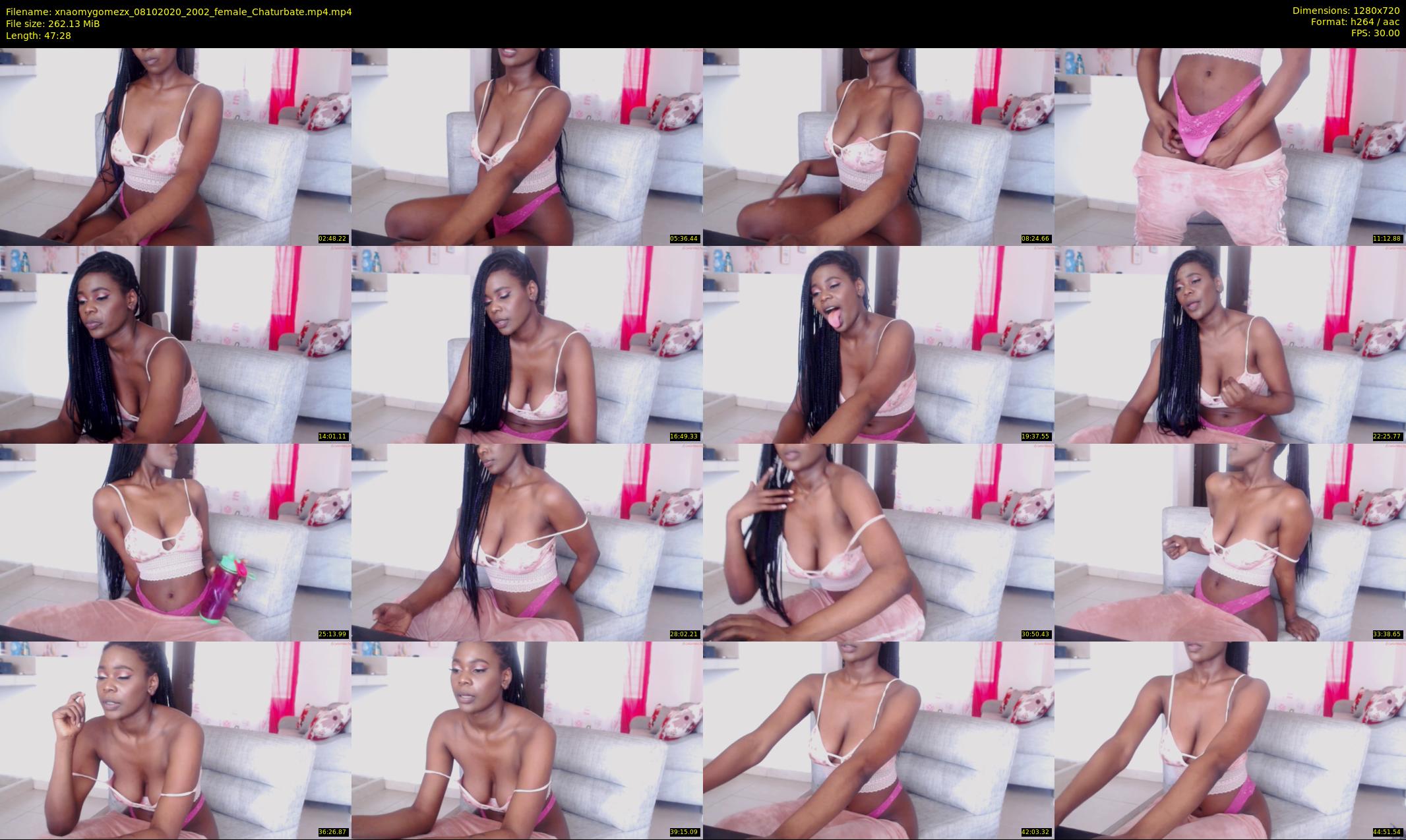 xnaomygomezx — 48 minute Chaturbate female cam show recording, 720p, Oct 8, 2020