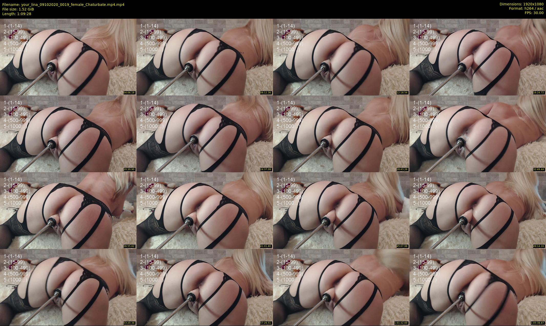 your_lina — 70 minute Chaturbate female cam show recording, 1080p, Oct 9, 2020