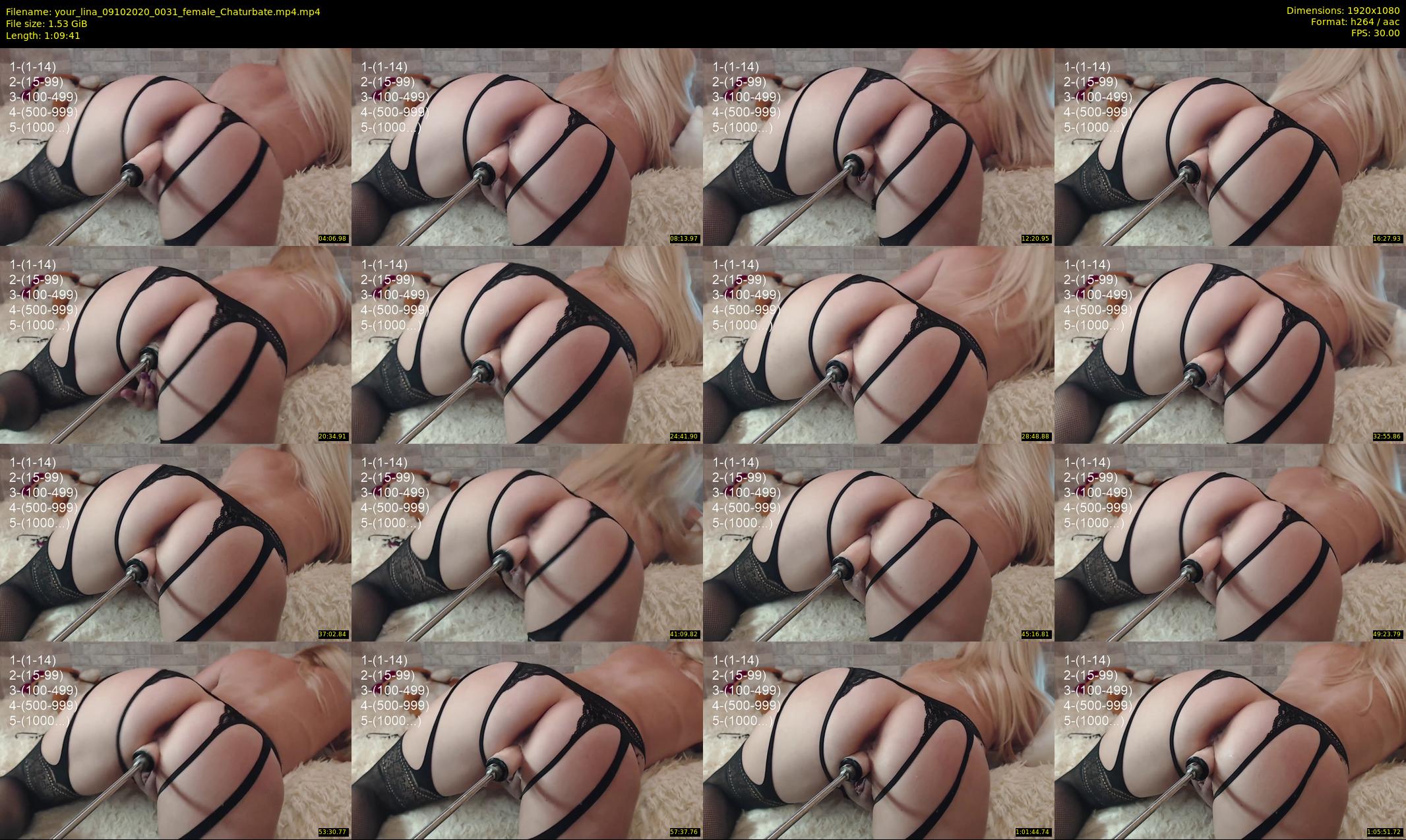 your_lina — 70 minute Chaturbate female cam show recording, 1080p, Oct 9, 2020