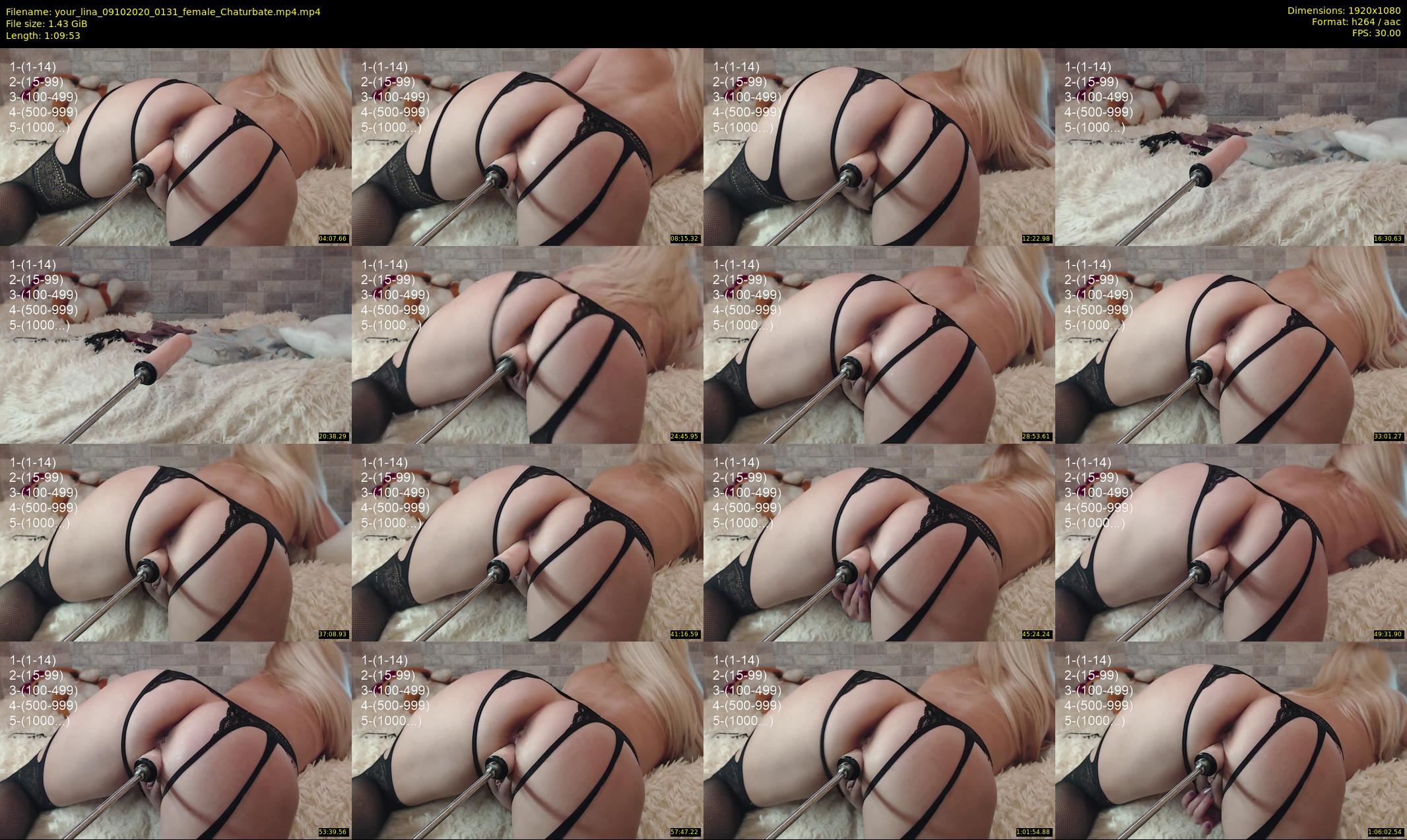your_lina — 70 minute Chaturbate female cam show recording, 1080p, Oct 9, 2020