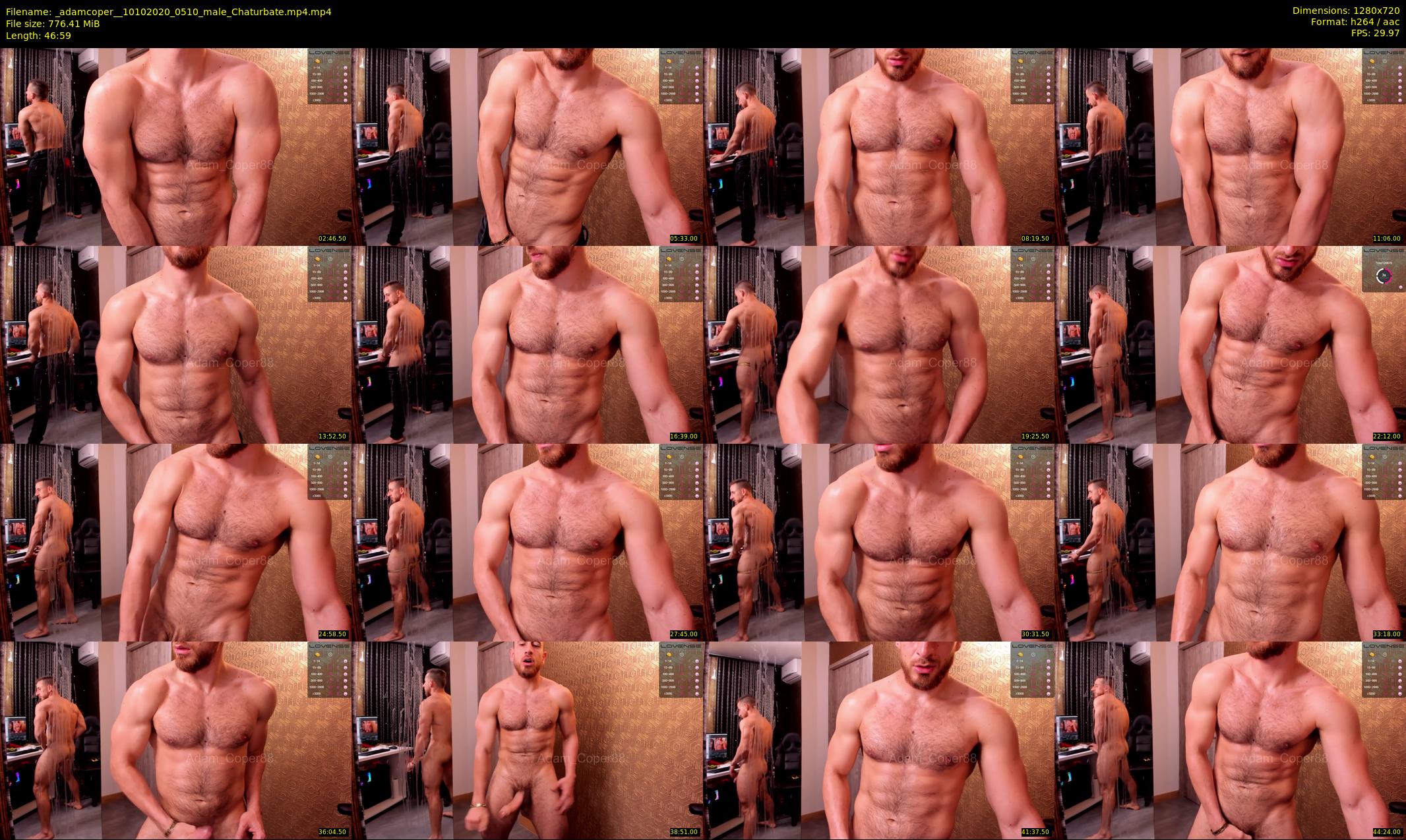 _adamcoper_ — 47 minute Chaturbate male cam show recording, 720p, Oct 10, 2020