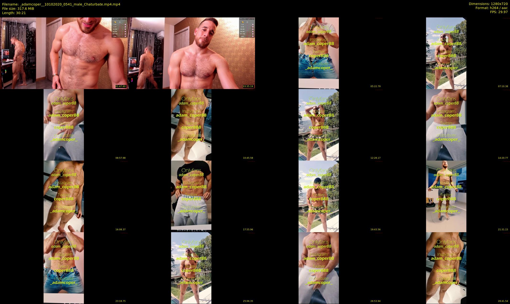 _adamcoper_ — 31 minute Chaturbate male cam show recording, 720p, Oct 10, 2020