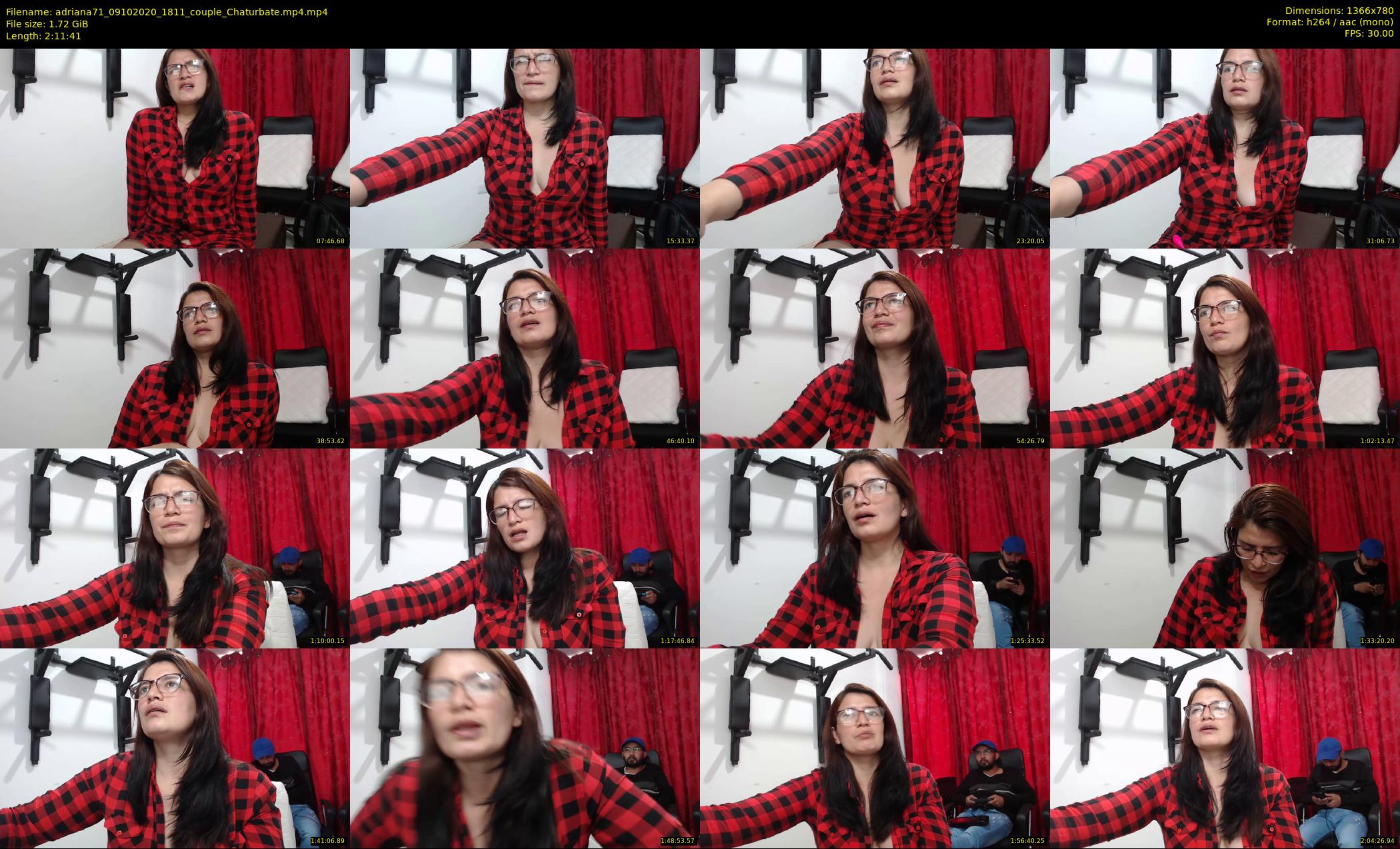 adriana71 — 132 minute Chaturbate couple cam show recording, 720p, Oct 9, 2020