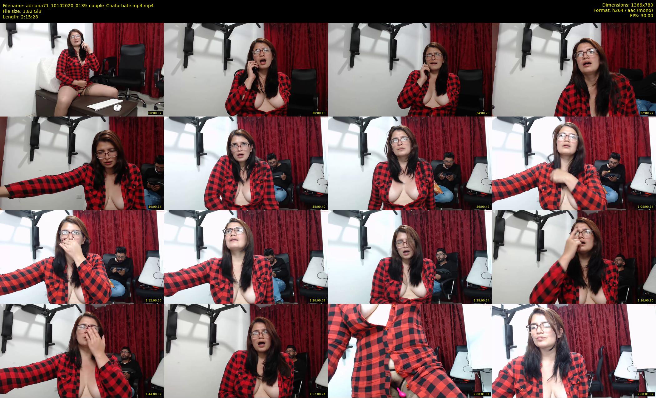 adriana71 — 136 minute Chaturbate couple cam show recording, 720p, Oct 10, 2020