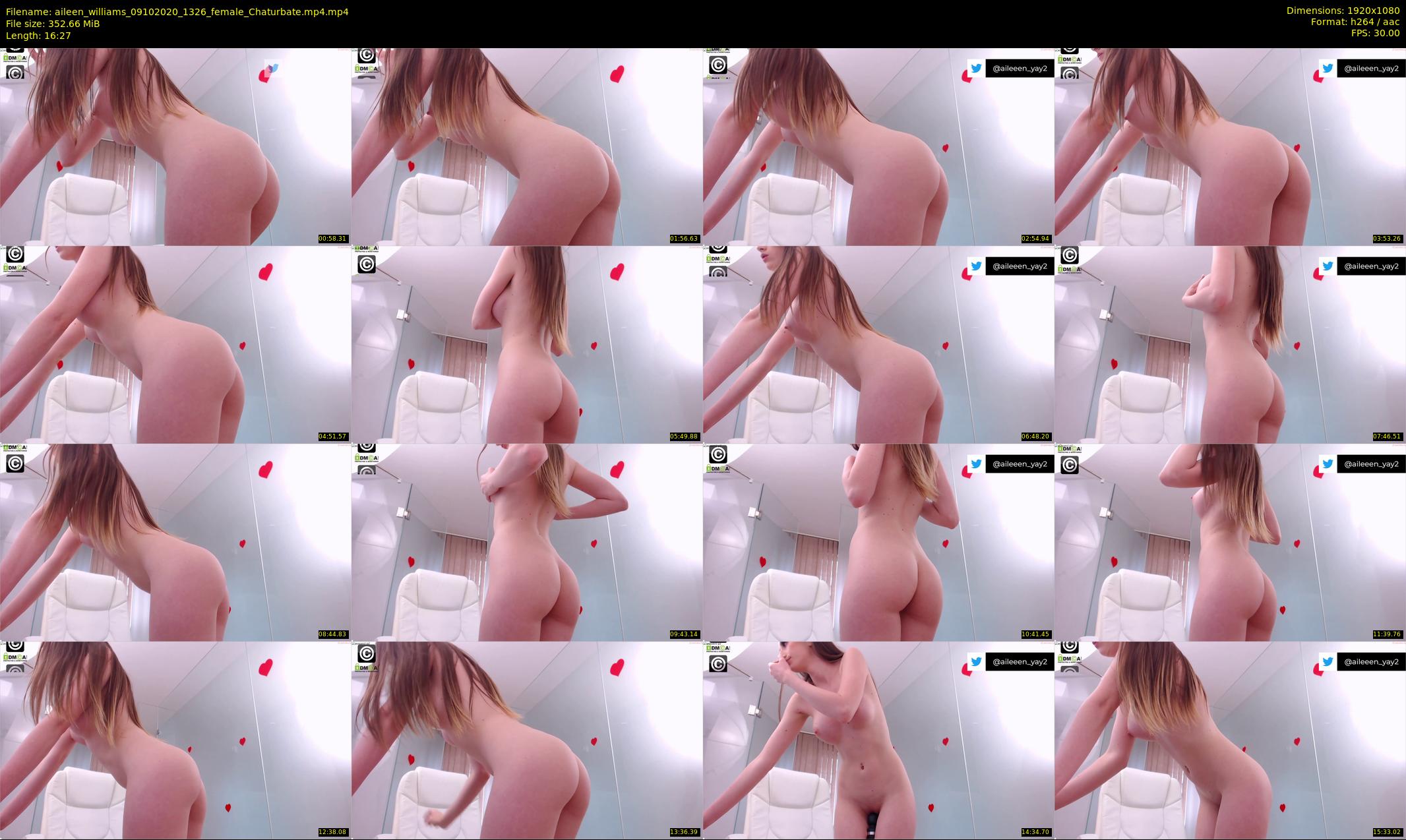 aileen_williams — 17 minute Chaturbate female cam show recording, 1080p, Oct 9, 2020