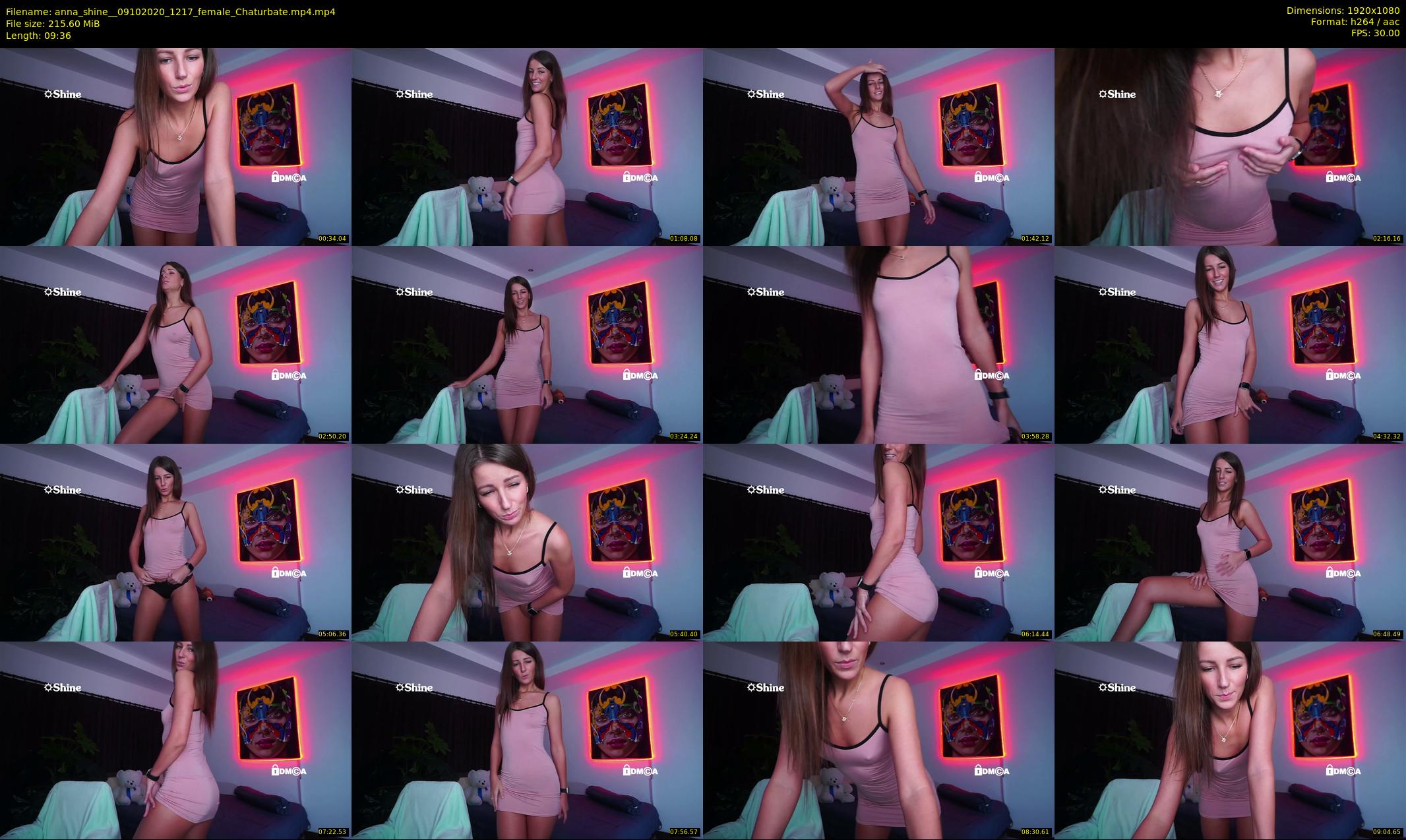 anna_shine_ — 10 minute Chaturbate female cam show recording, 1080p, Oct 9, 2020