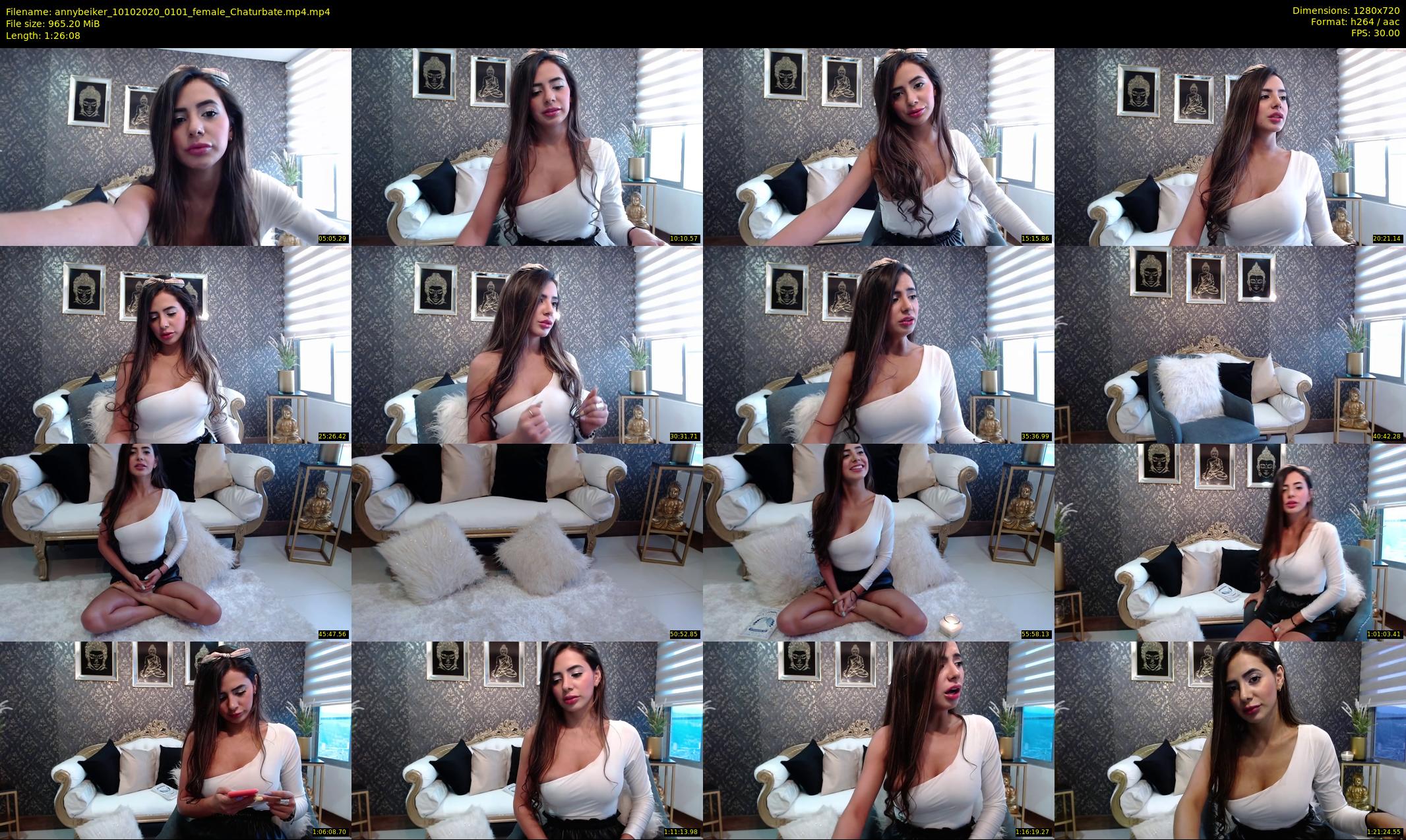 annybeiker — 87 minute Chaturbate female cam show recording, 720p, Oct 10, 2020