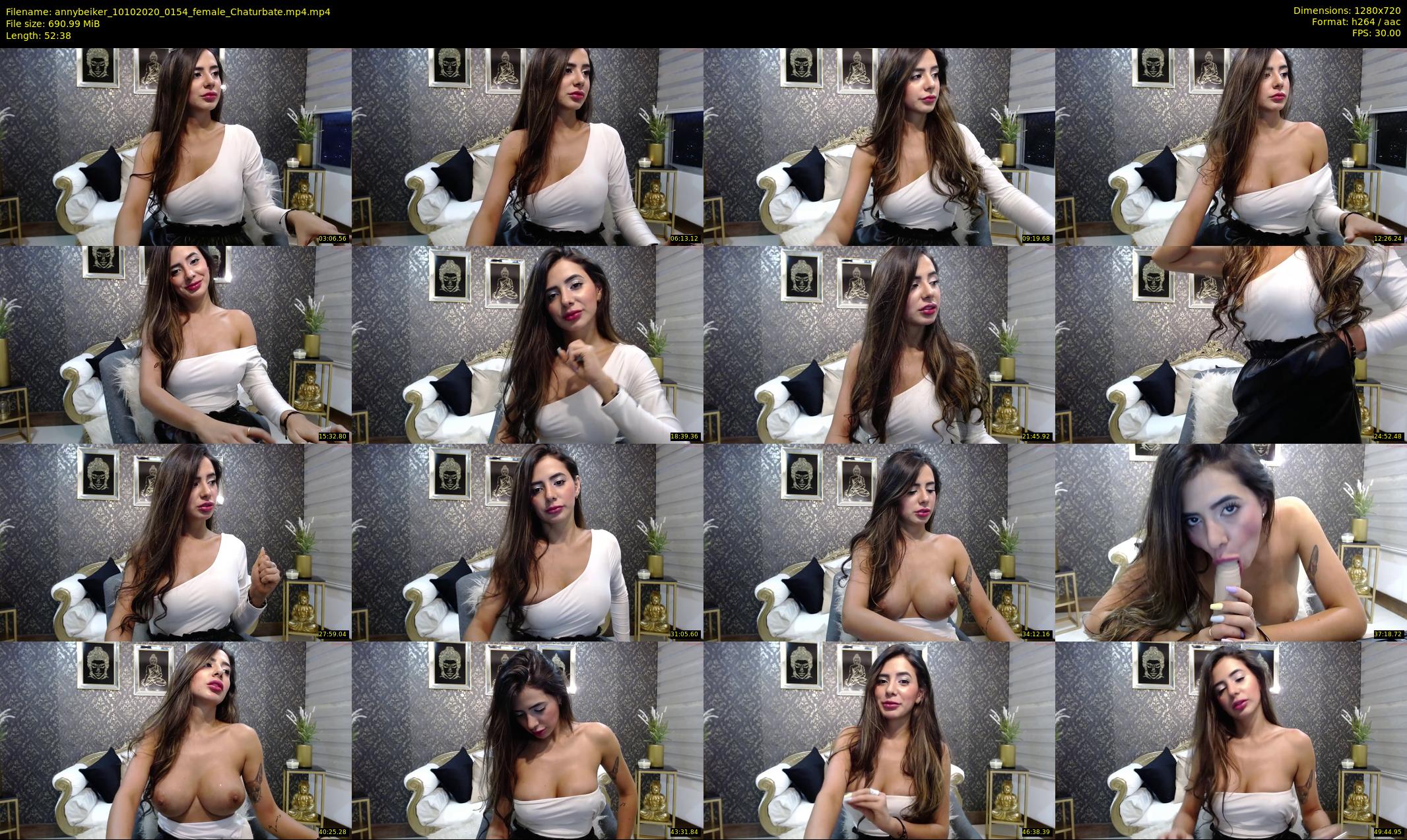 annybeiker — 53 minute Chaturbate female cam show recording, 720p, Oct 10, 2020