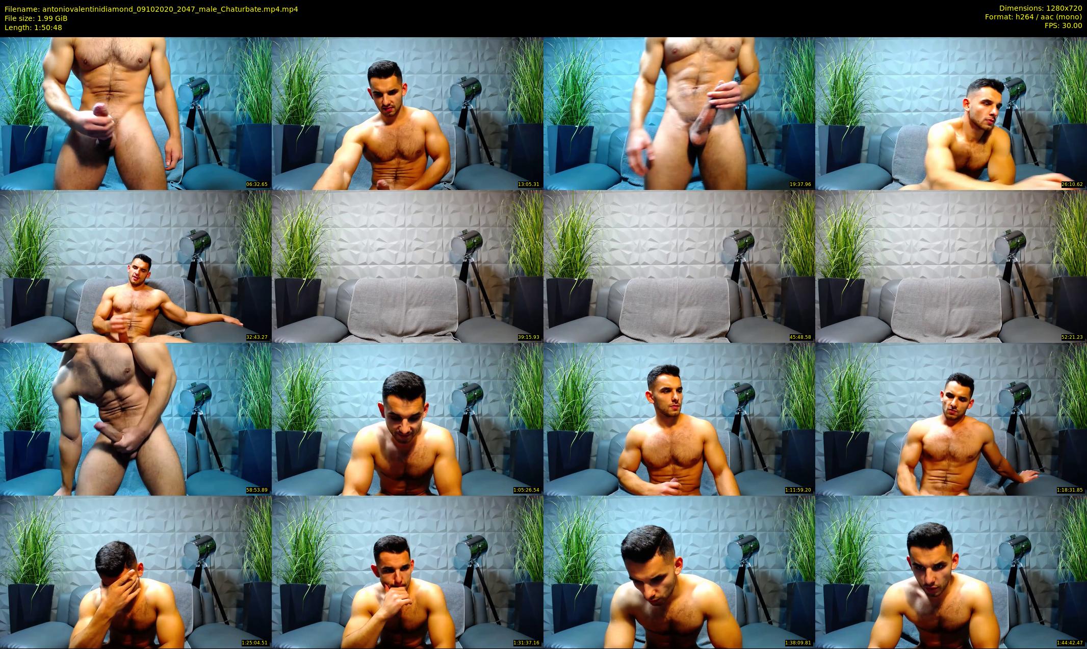 antoniovalentinidiamond — 111 minute Chaturbate male cam show recording, 720p, Oct 9, 2020