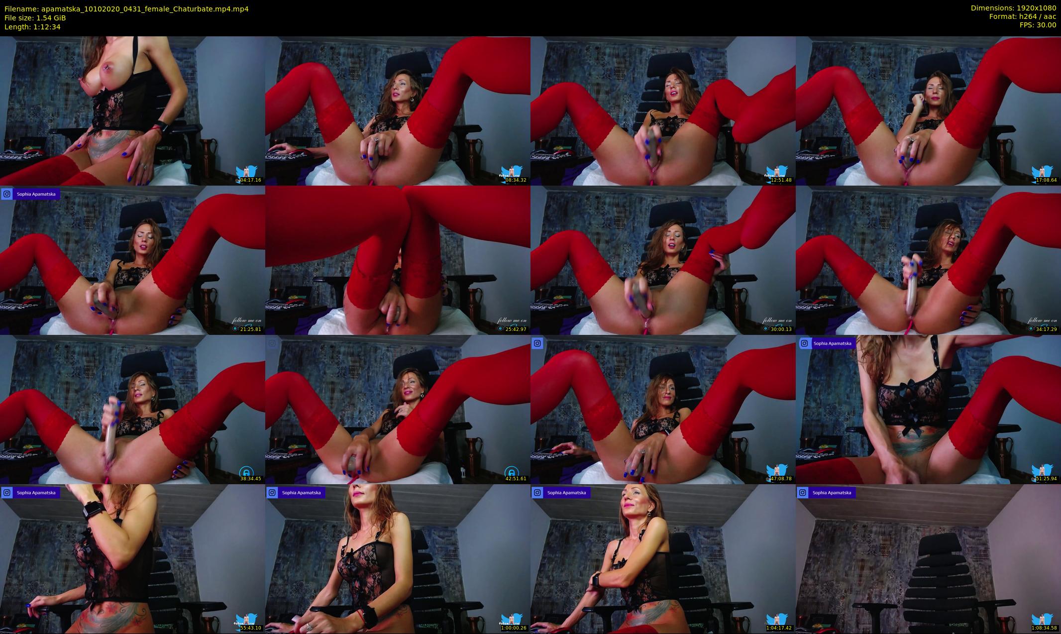 apamatska — 73 minute Chaturbate female cam show recording, 1080p, Oct 10, 2020