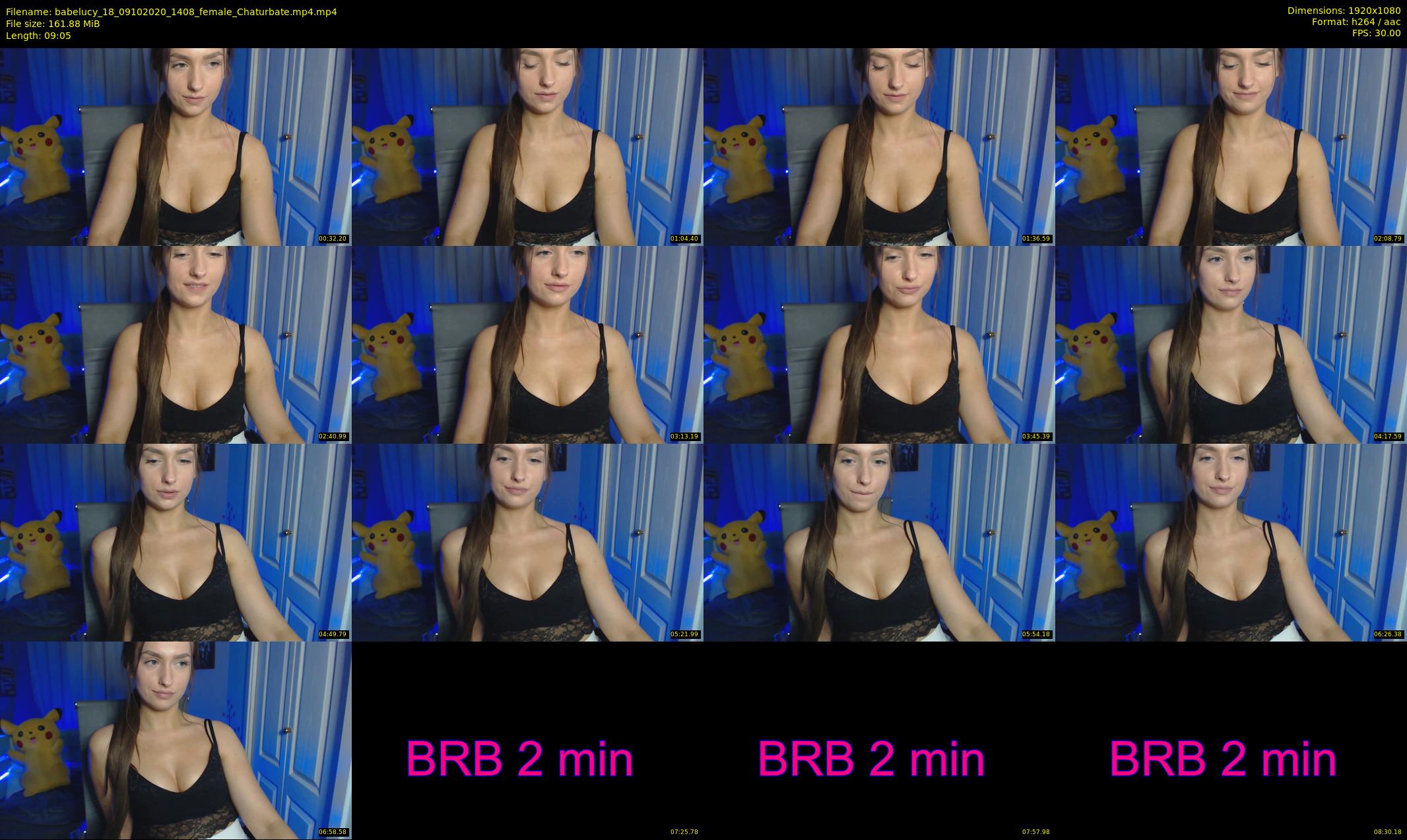 babelucy_18 — 10 minute Chaturbate female cam show recording, 1080p, Oct 9, 2020