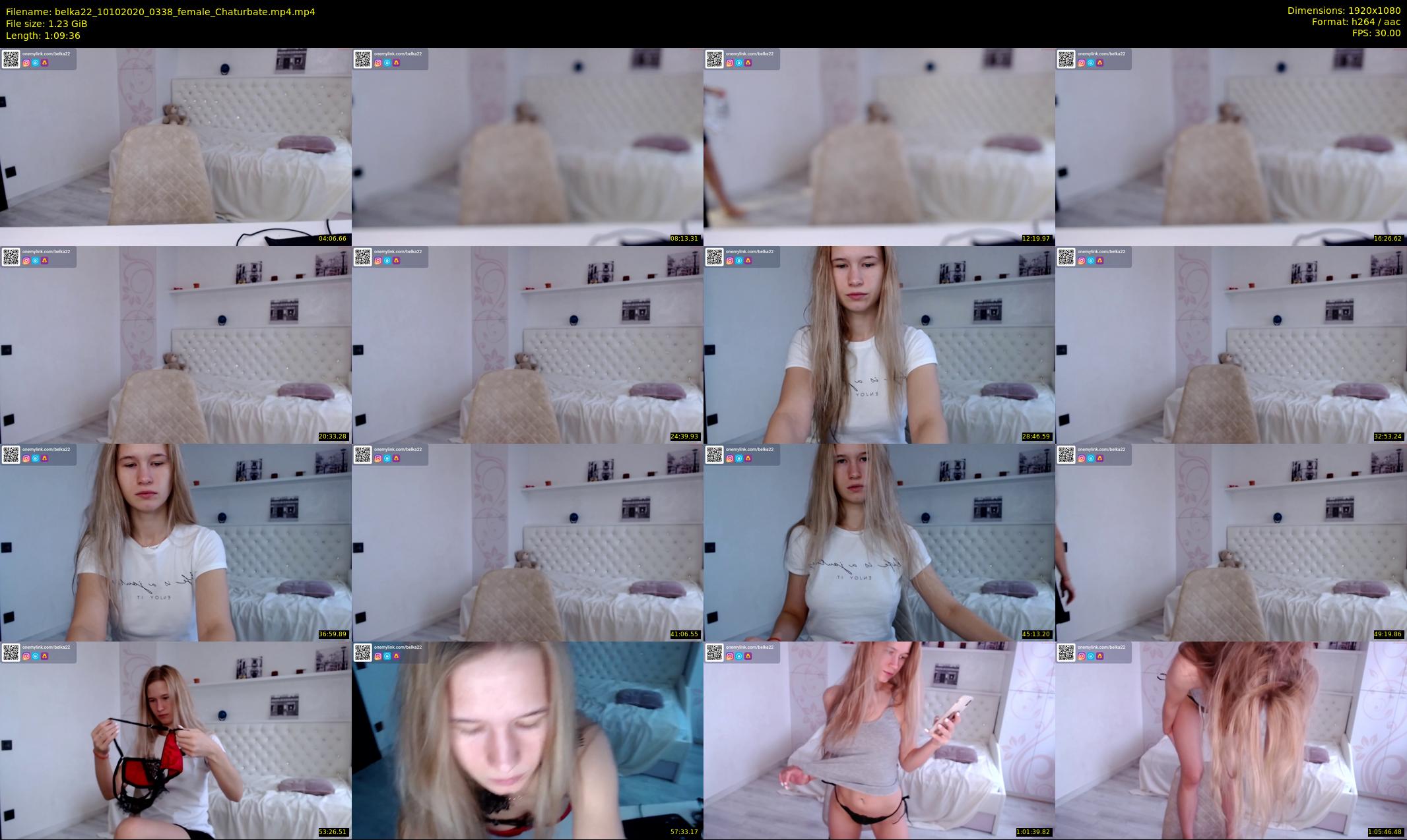 belka22 — 70 minute Chaturbate female cam show recording, 1080p, Oct 10, 2020