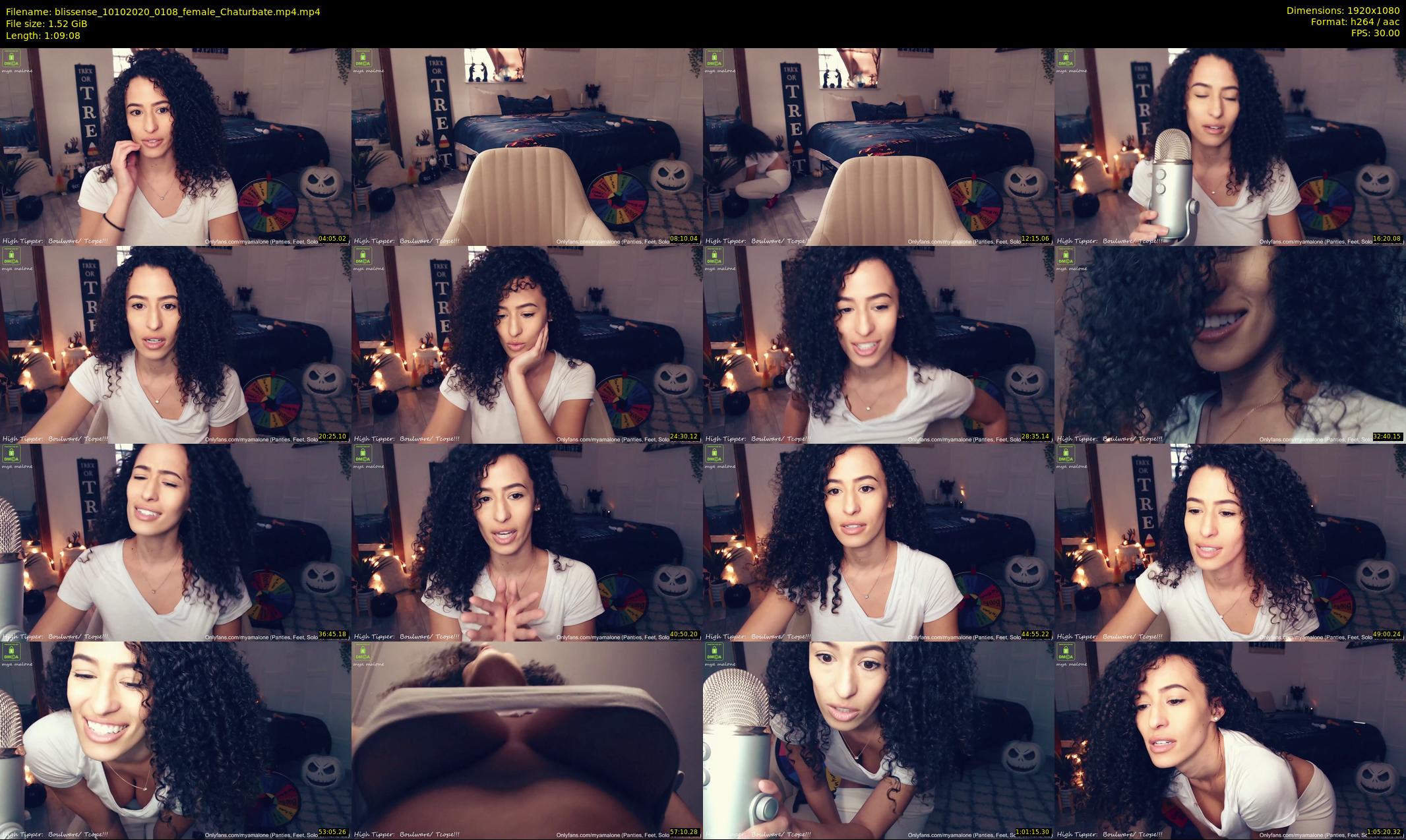 blissense — 70 minute Chaturbate female cam show recording, 1080p, Oct 10, 2020