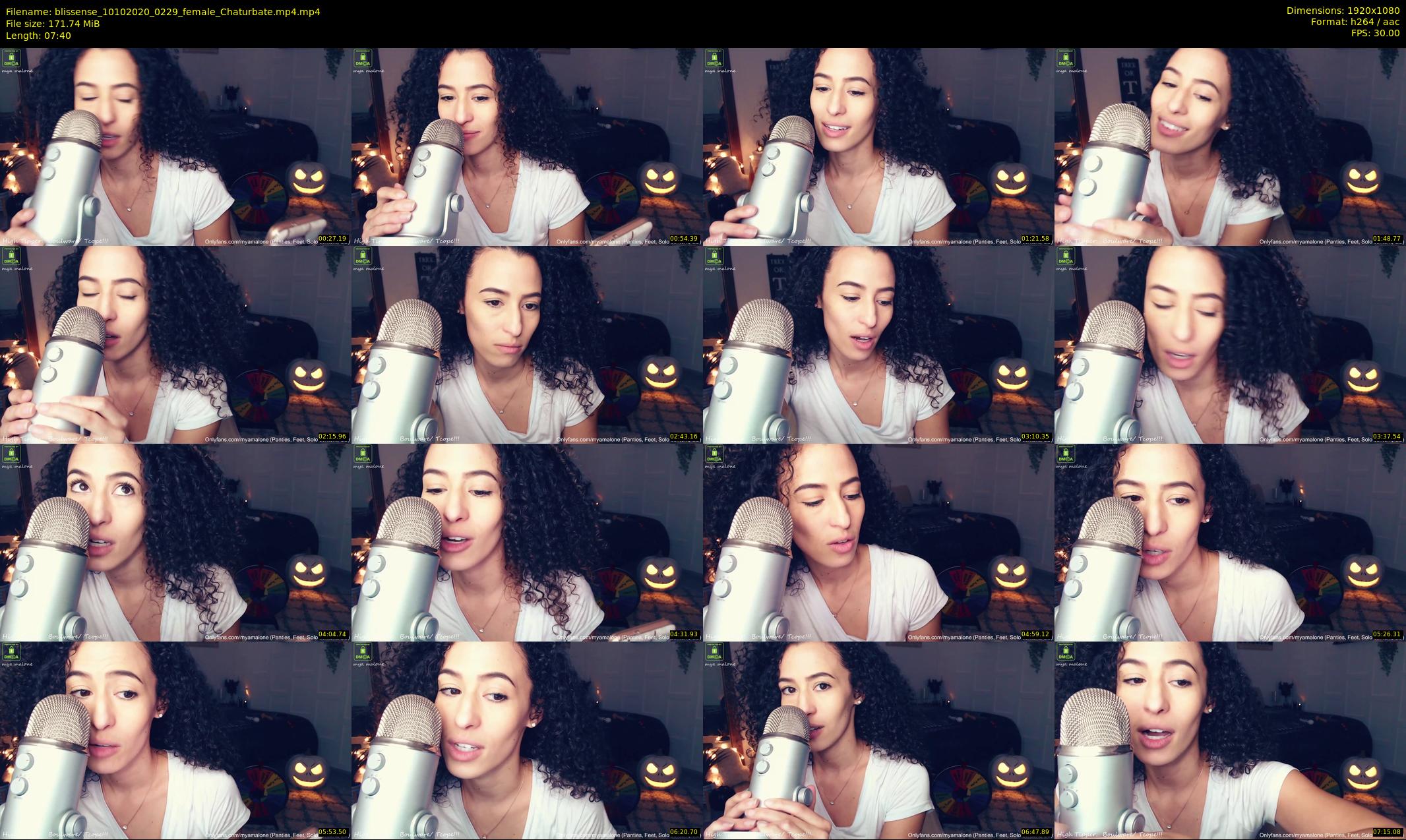 blissense — 8 minute Chaturbate female cam show recording, 1080p, Oct 10, 2020