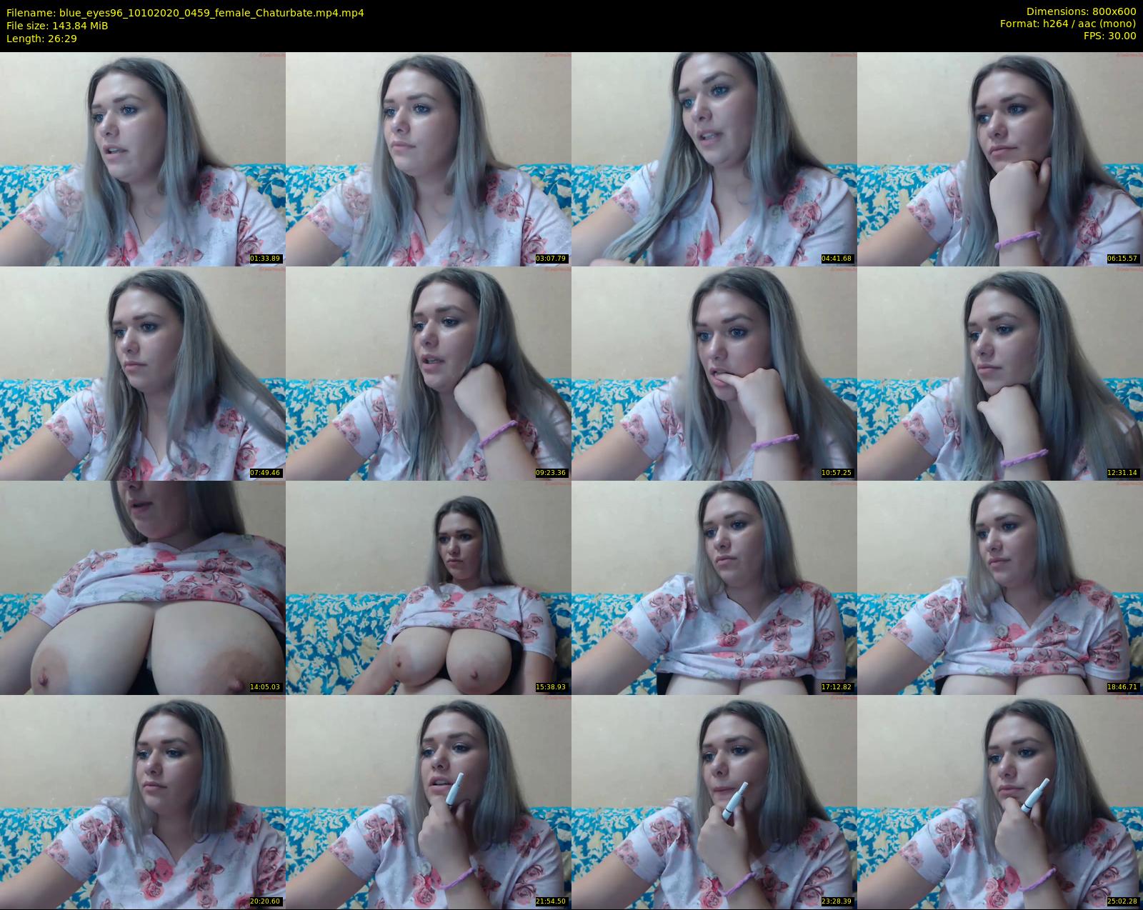 blue_eyes96 — 27 minute Chaturbate female cam show recording, 480p, Oct 10, 2020