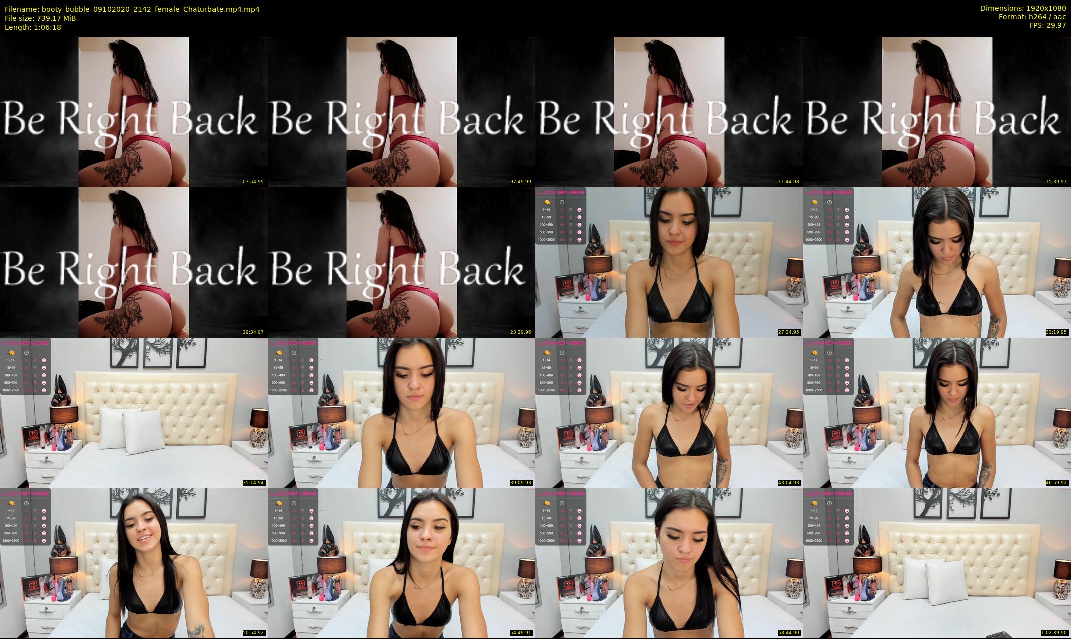 booty_bubble — 67 minute Chaturbate female cam show recording, 1080p, Oct 9, 2020