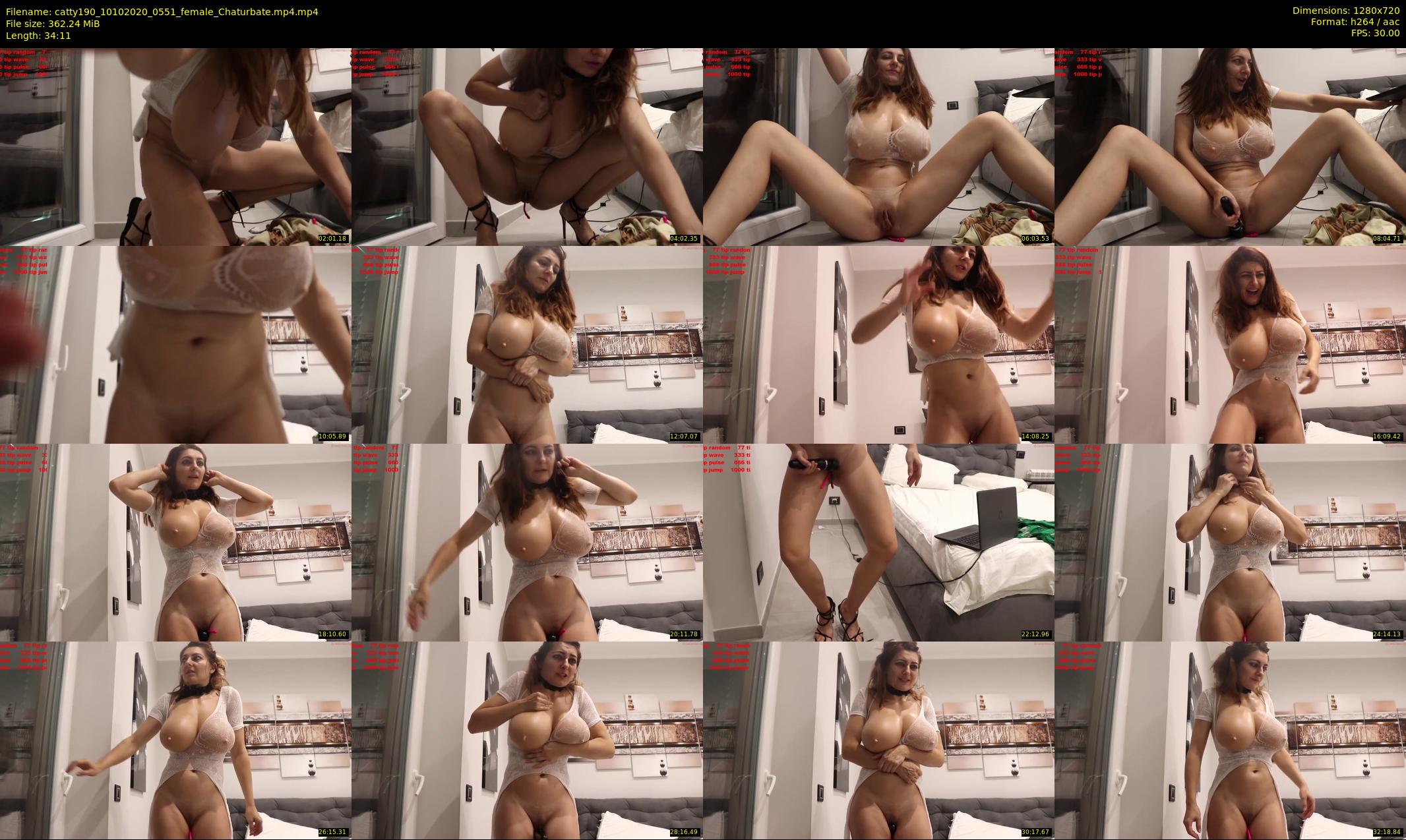 catty190 — 35 minute Chaturbate female cam show recording, 720p, Oct 10, 2020