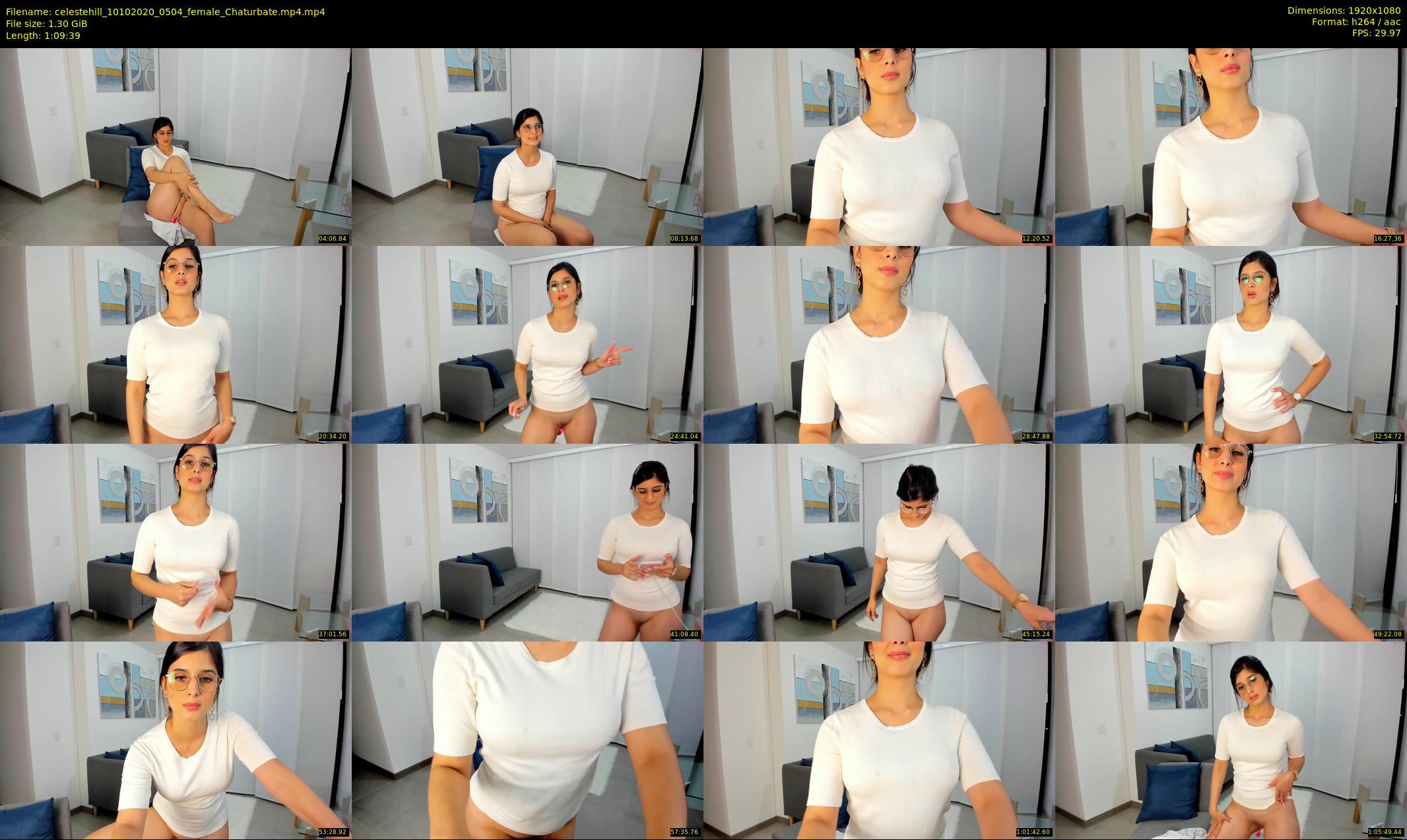 celestehill — 70 minute Chaturbate female cam show recording, 1080p, Oct 10, 2020