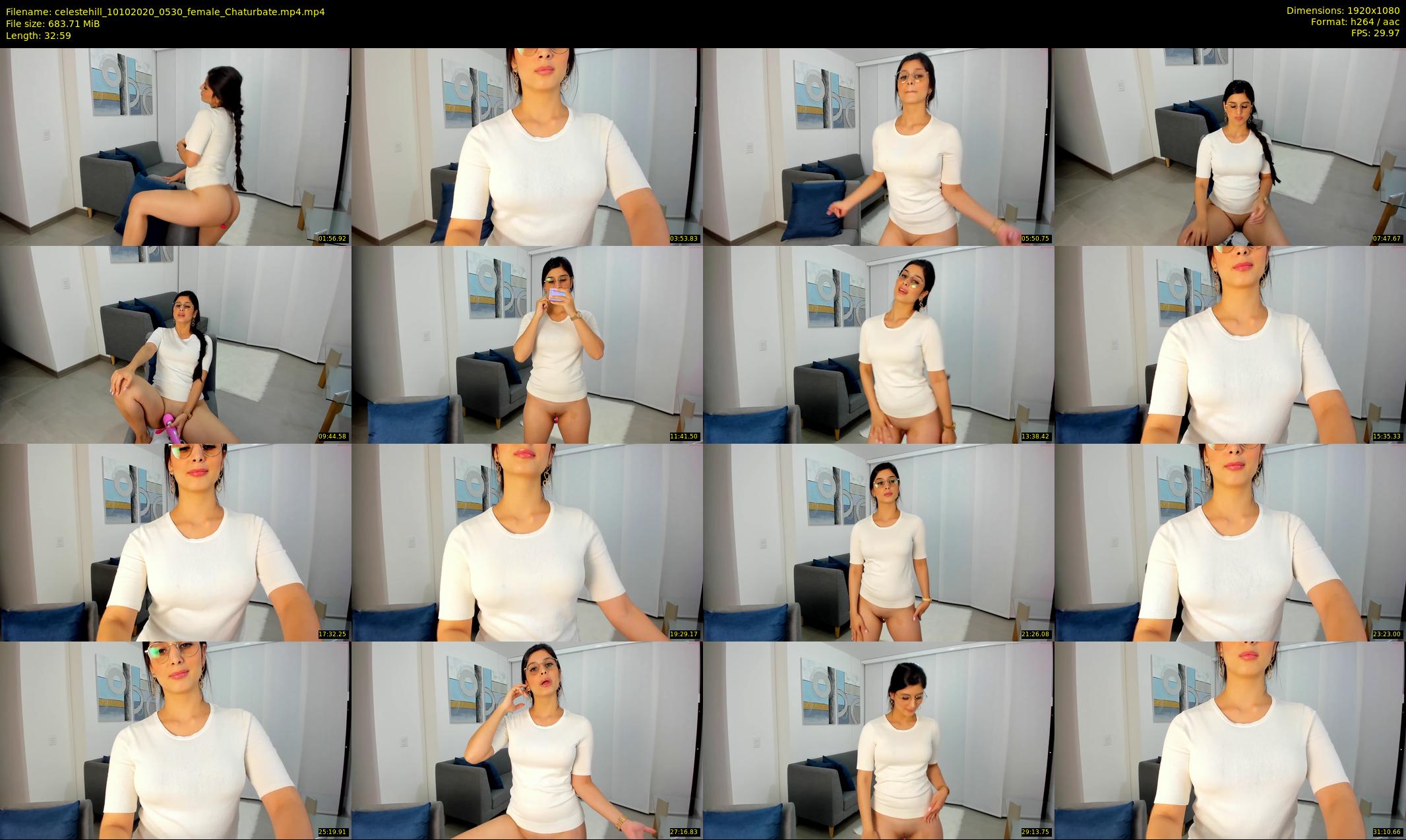 celestehill — 33 minute Chaturbate female cam show recording, 1080p, Oct 10, 2020