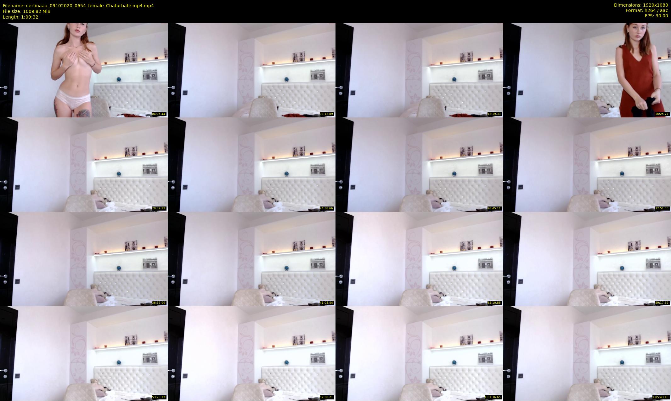 certinaaa — 70 minute Chaturbate female cam show recording, 1080p, Oct 9, 2020