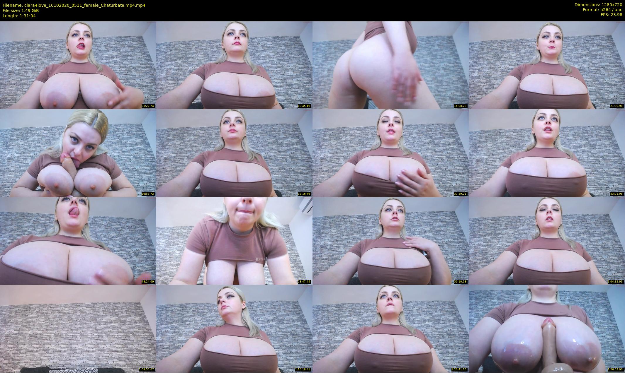 clara4love — 92 minute Chaturbate female cam show recording, 720p, Oct 10, 2020
