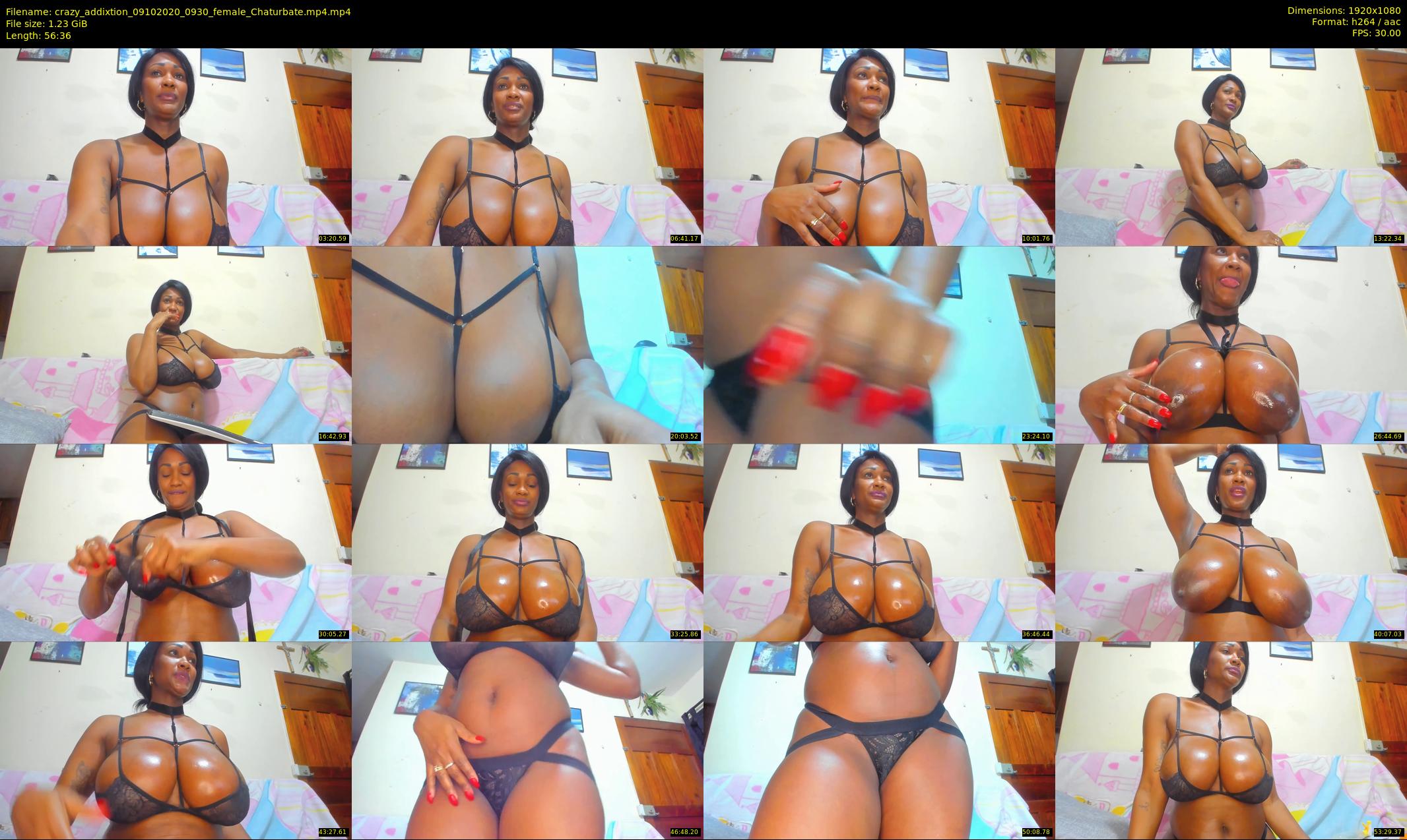 crazy_addixtion — 57 minute Chaturbate female cam show recording, 1080p, Oct 9, 2020