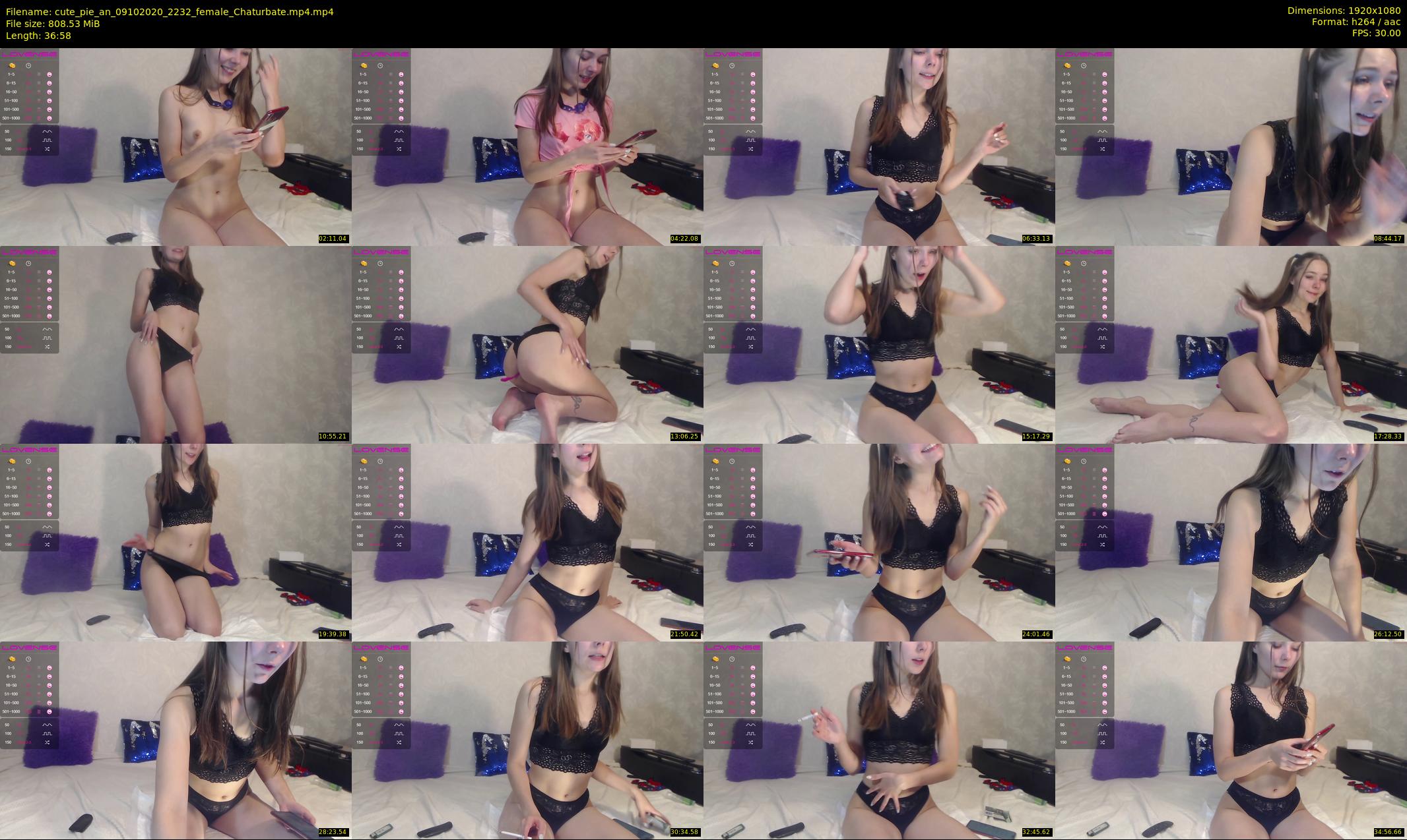 cute_pie_an — 37 minute Chaturbate female cam show recording, 1080p, Oct 9, 2020