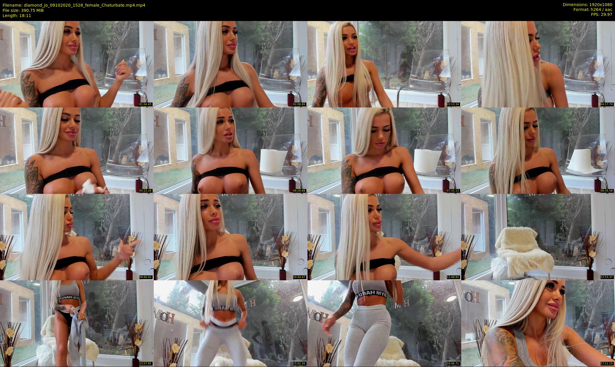 diamond_jo — 19 minute Chaturbate female cam show recording, 1080p, Oct 9, 2020