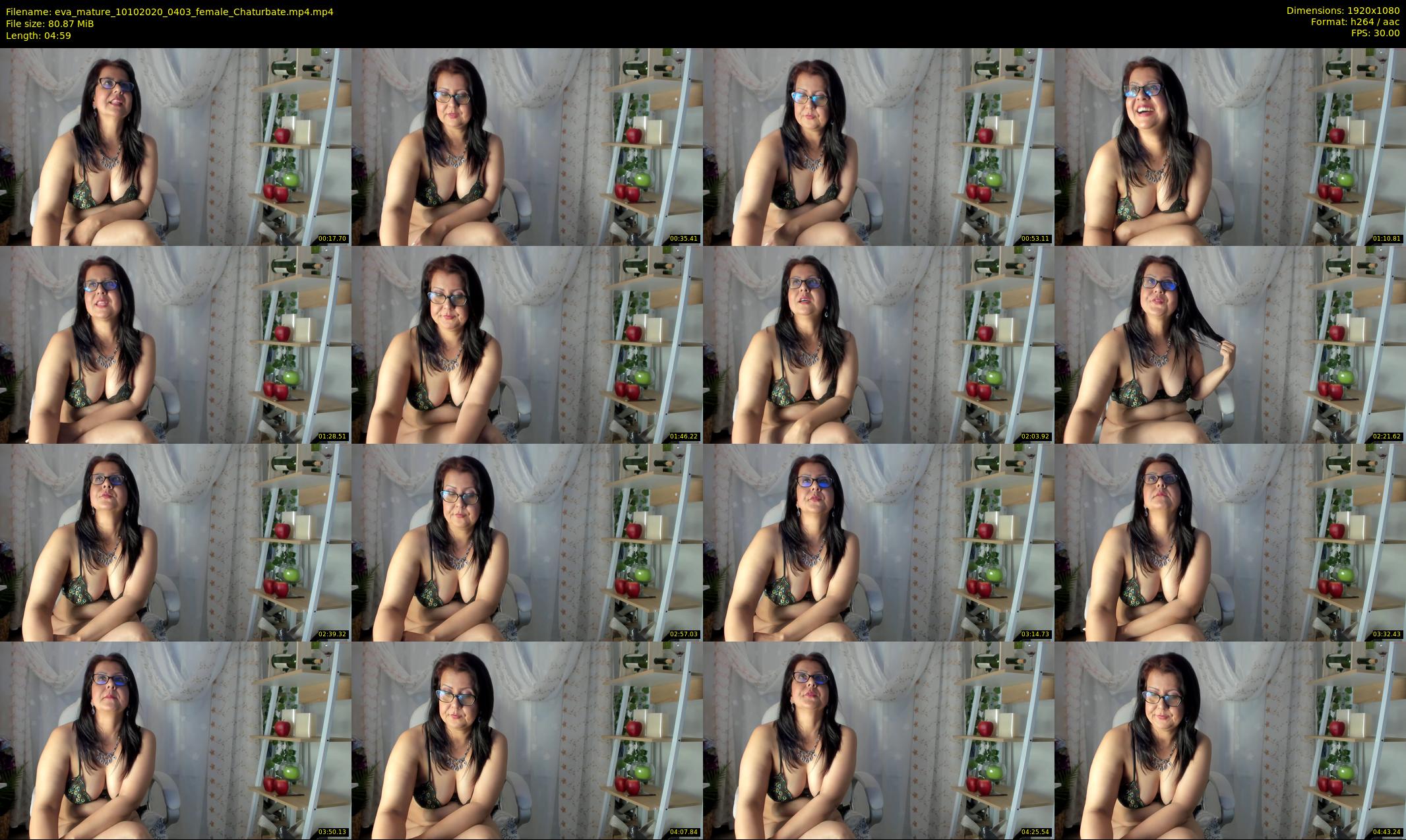 eva_mature — 5 minute Chaturbate female cam show recording, 1080p, Oct 10, 2020