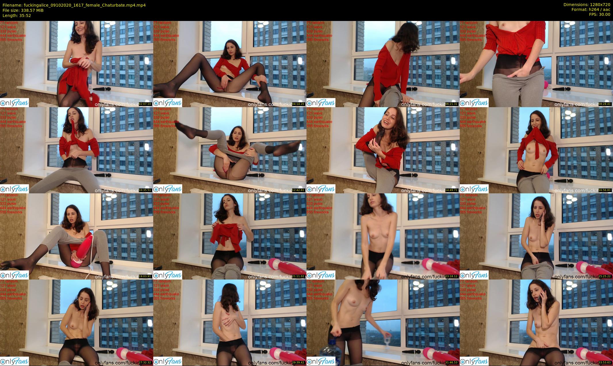fuckingalice — 36 minute Chaturbate female cam show recording, 720p, Oct 9, 2020