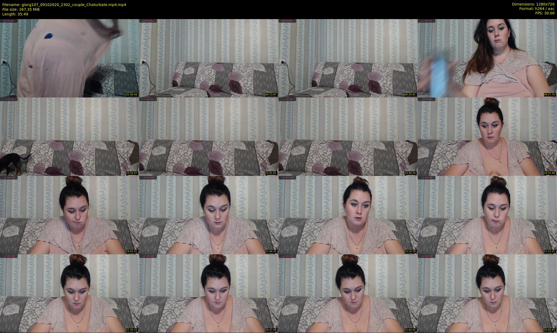 giorg107 — 36 minute Chaturbate couple cam show recording, 720p, Oct 9, 2020
