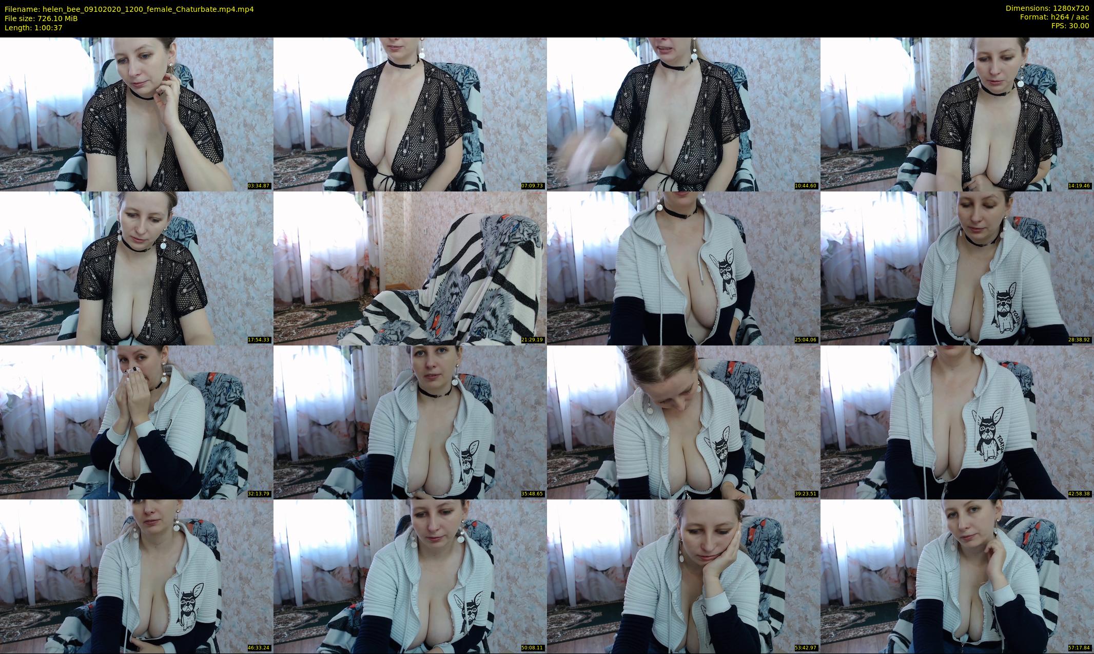 helen_bee — 61 minute Chaturbate female cam show recording, 720p, Oct 9, 2020