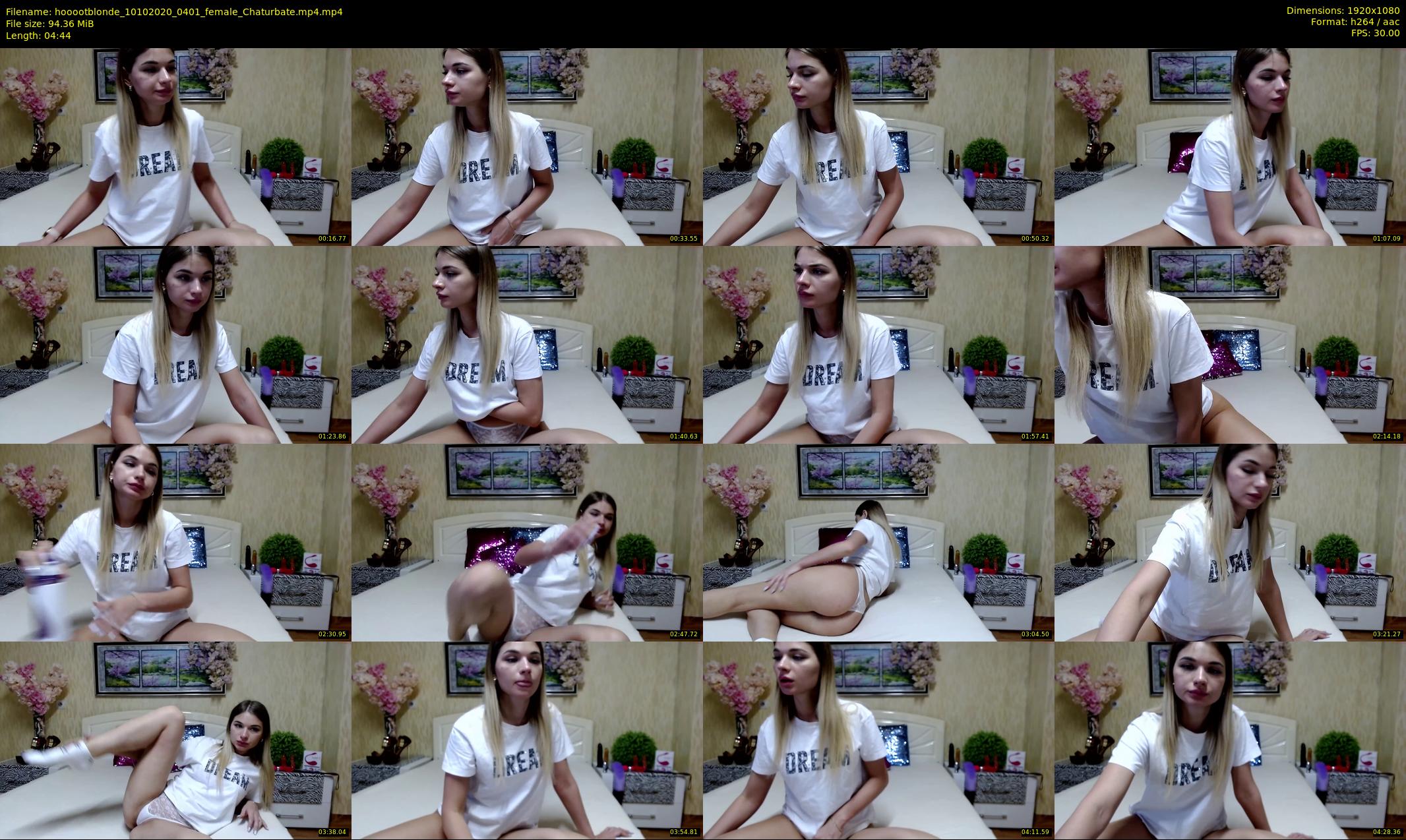hooootblonde — 5 minute Chaturbate female cam show recording, 1080p, Oct 10, 2020