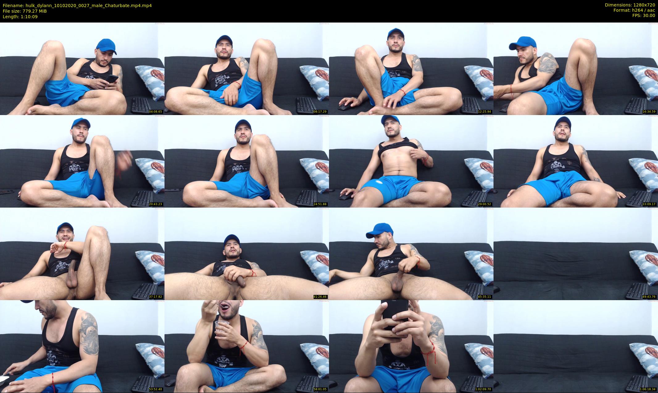 hulk_dylann — 71 minute Chaturbate male cam show recording, 720p, Oct 10, 2020