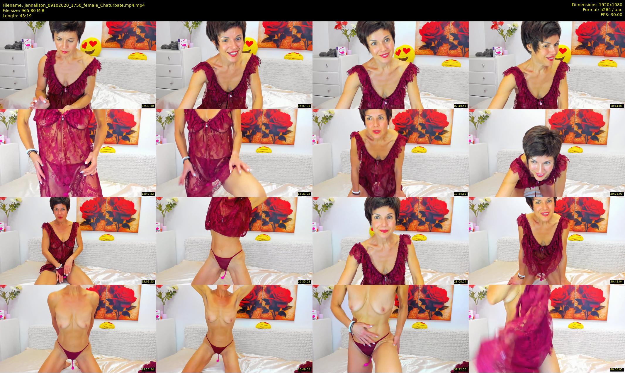 jennalison — 44 minute Chaturbate female cam show recording, 1080p, Oct 9, 2020