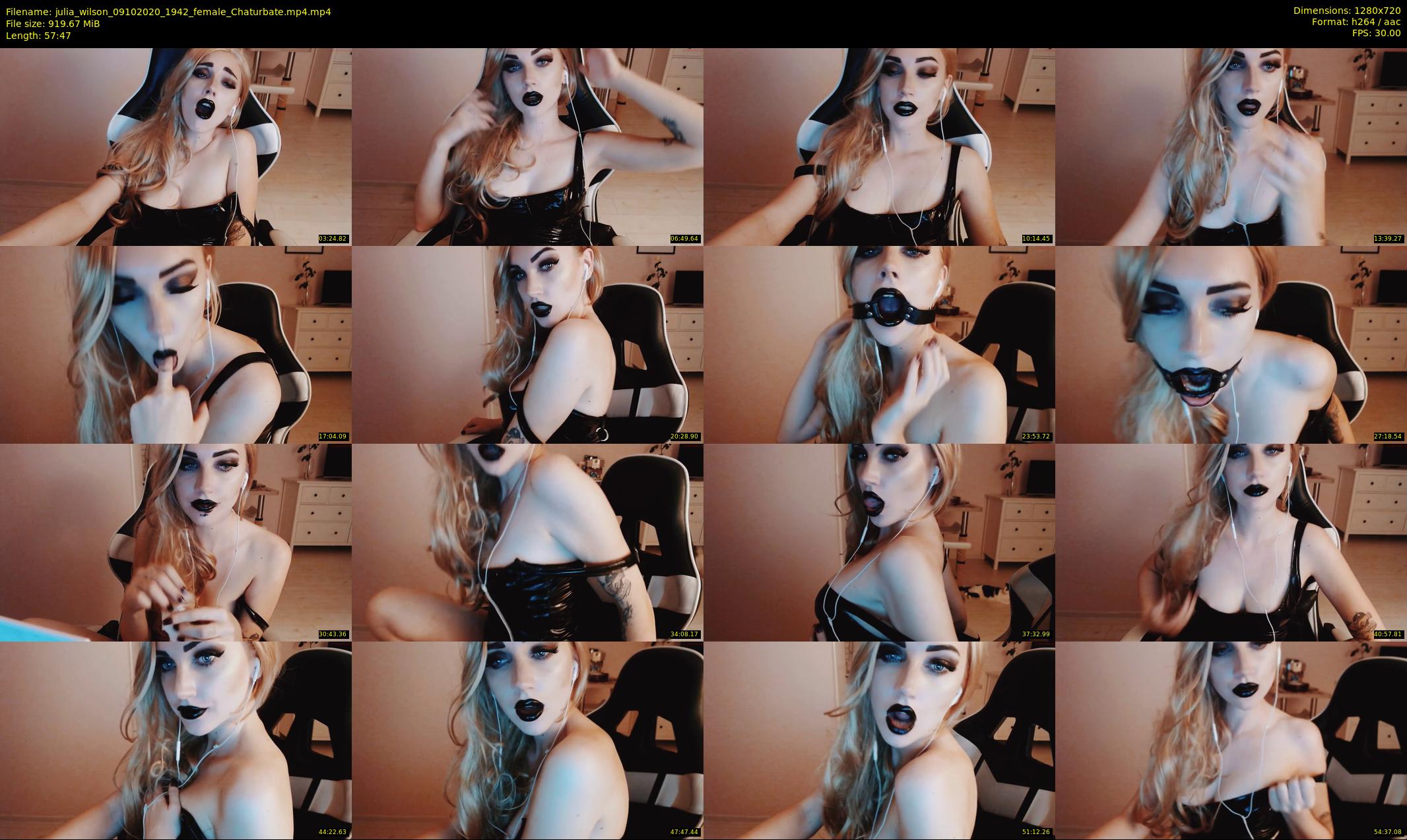 julia_wilson — 58 minute Chaturbate female cam show recording, 720p, Oct 9, 2020