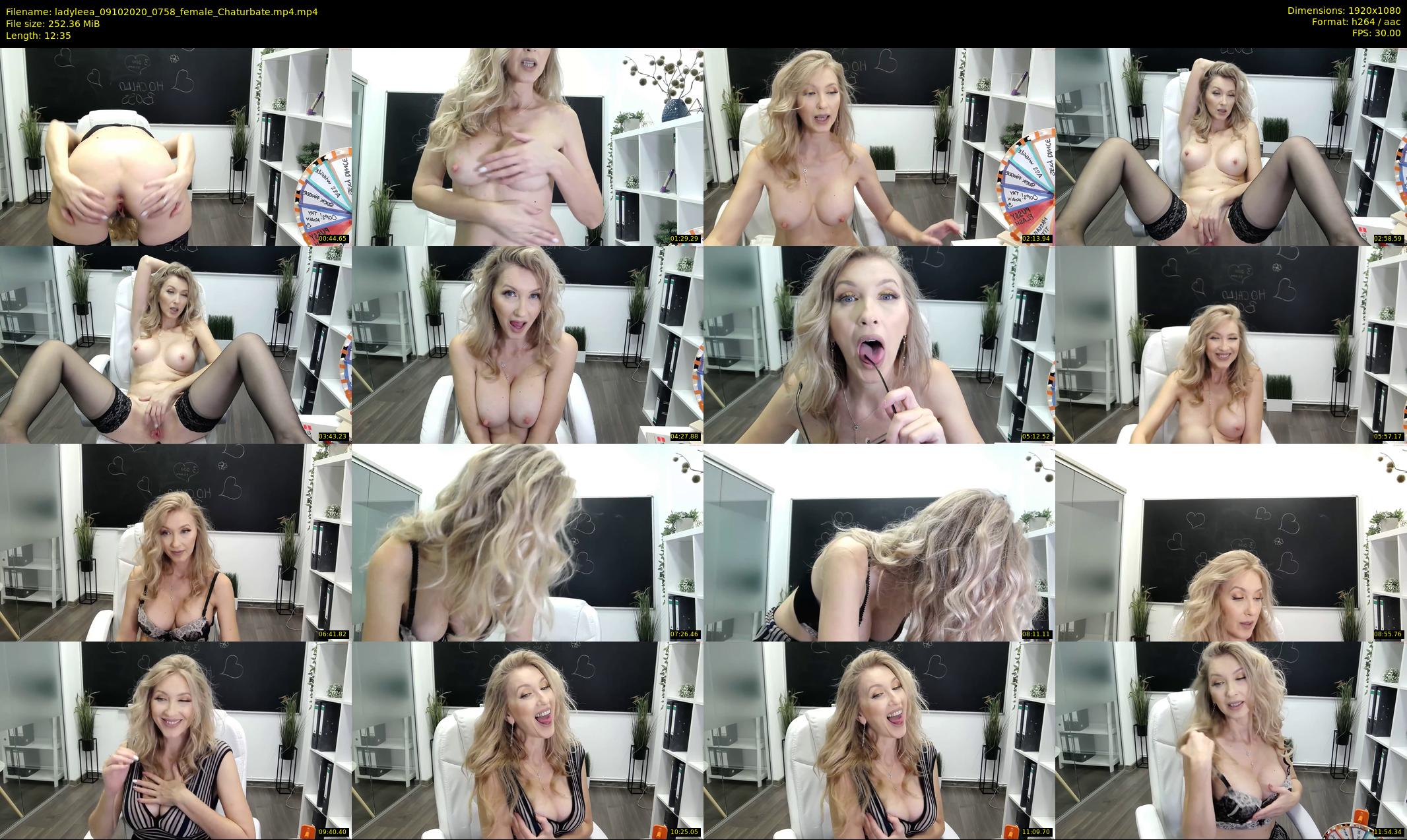 ladyleea — 13 minute Chaturbate female cam show recording, 1080p, Oct 9, 2020